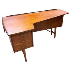 Vintage Peter Lovig Nielsen "Boomerang" Danish Modern Desk