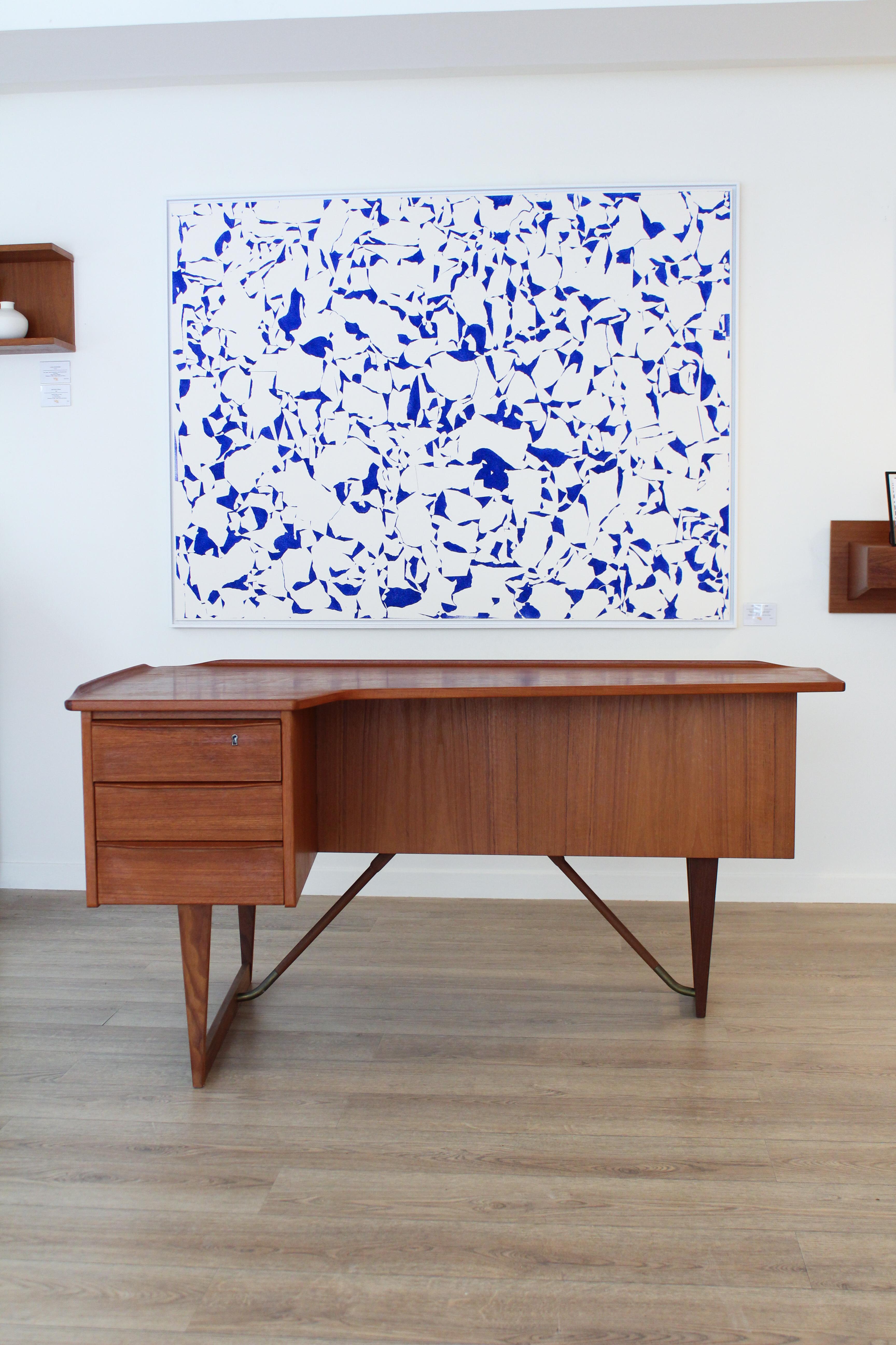 PETER LØVIG NIELSEN (1915-1989)
“Boomerang” desk, 1971
for Hedensted Møbelfabrik