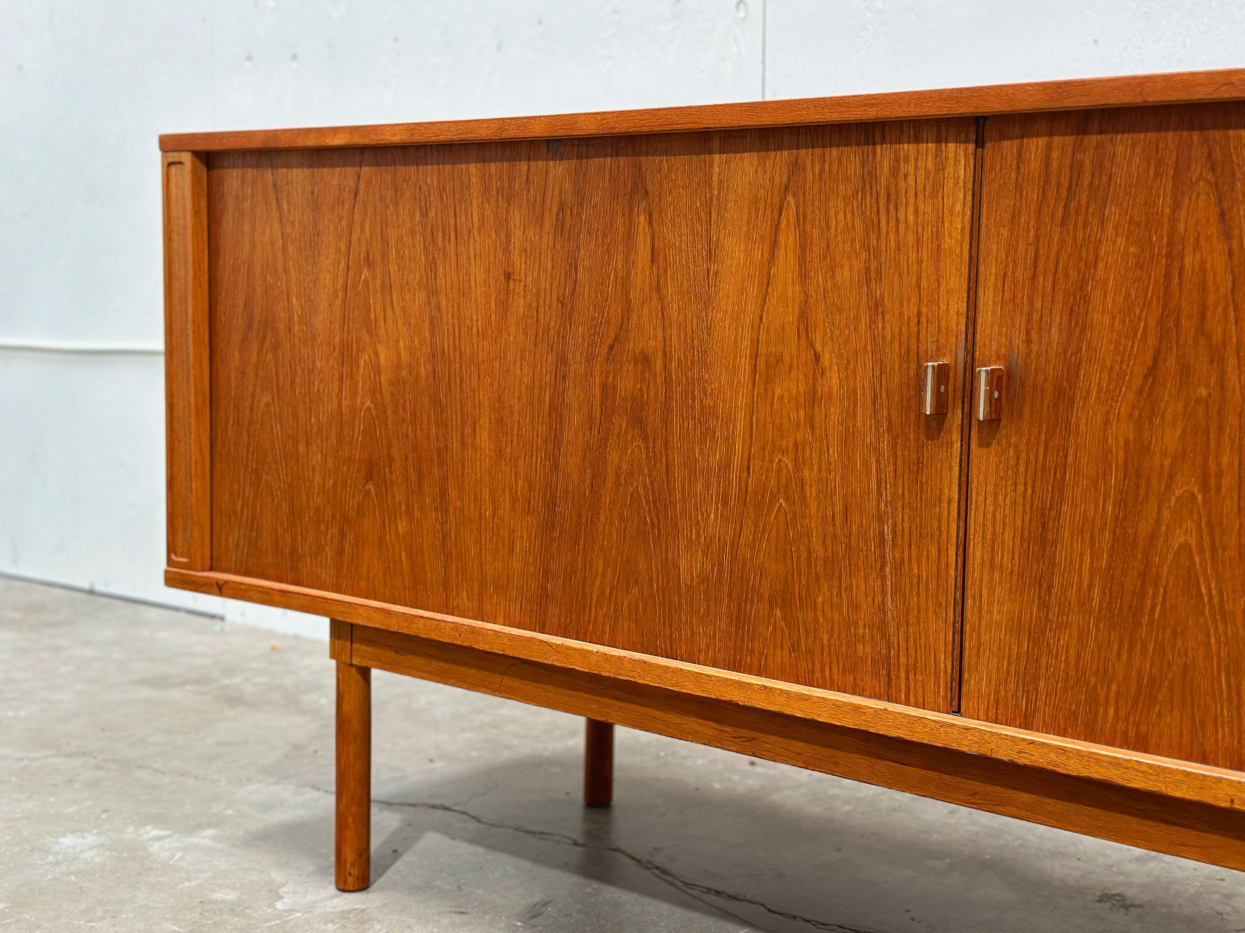 Peter Lovig Nielsen Credenza - Midcentury Danish Modern Teak Cabinet - Dansk In Good Condition In Decatur, GA