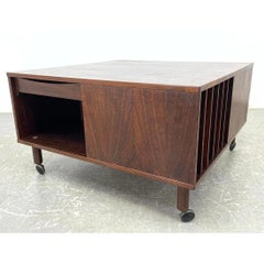 Peter Lovig Nielsen 'Cubus' Rolling Coffee Table in Brazilian Rosewood, Denmark
