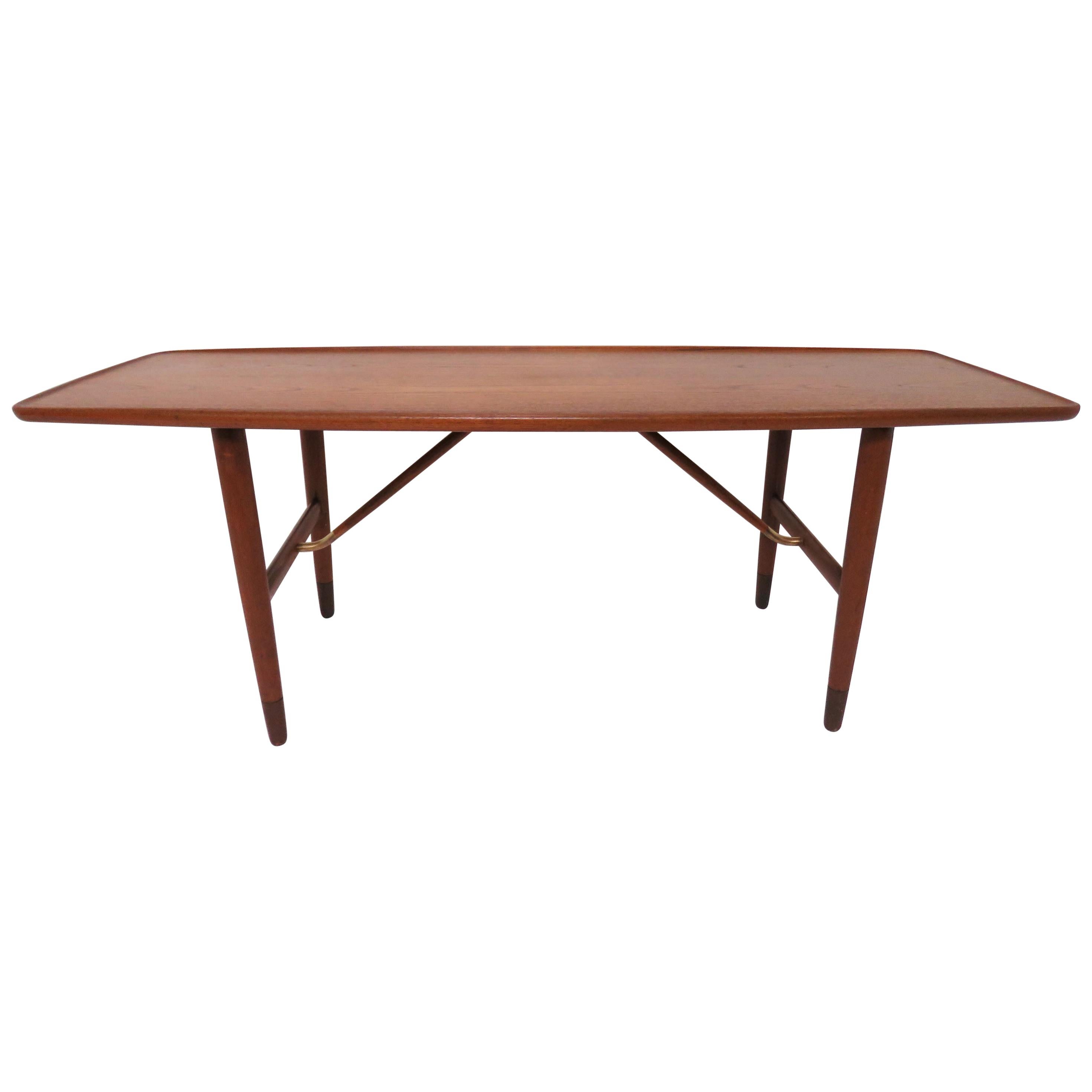 Peter Lovig Nielsen Danish Teak Coffee Table Circa 1960s