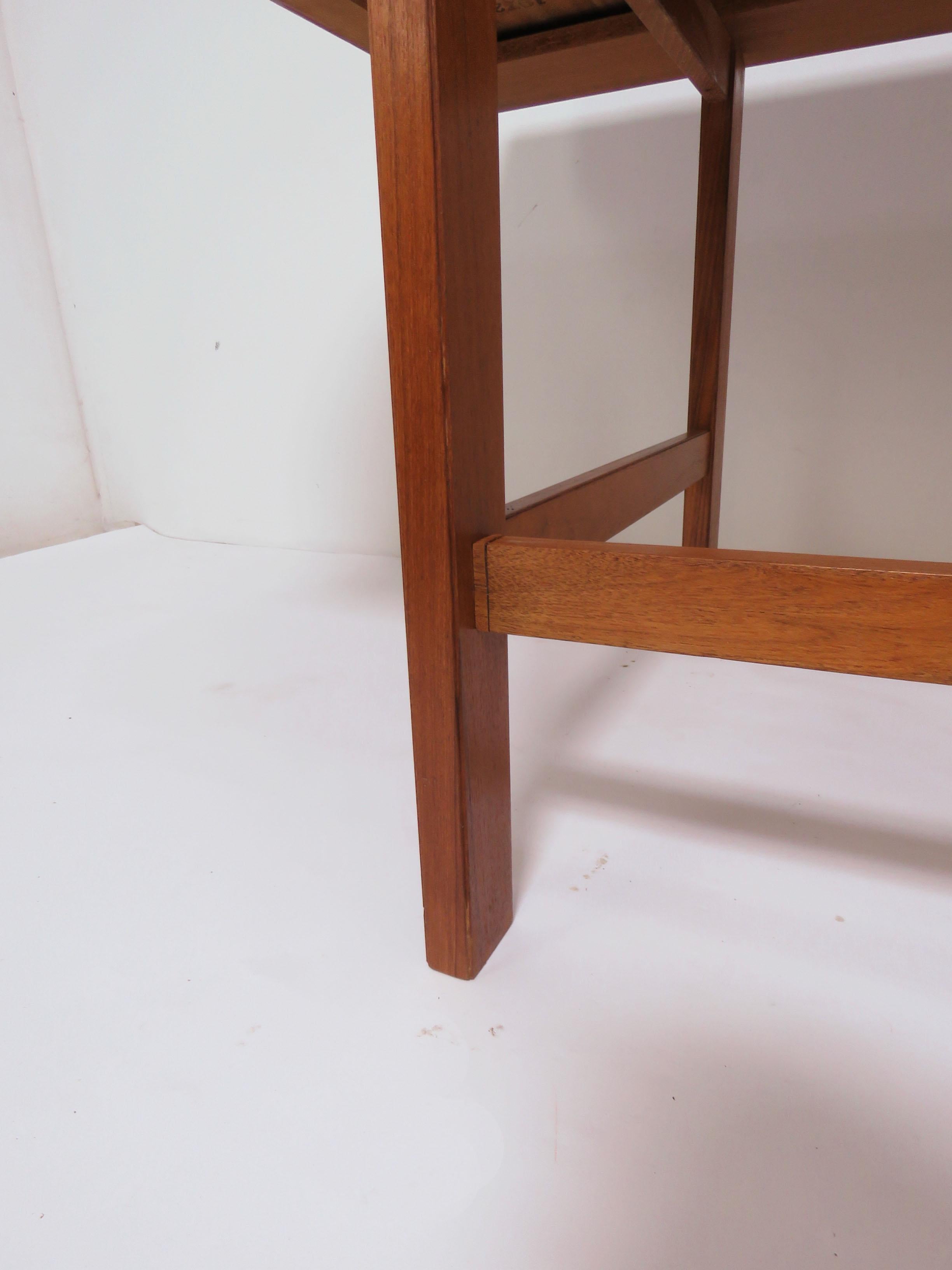 Peter Lovig Nielsen Flip Top Danish Teak Desk, circa Early 1970s 13