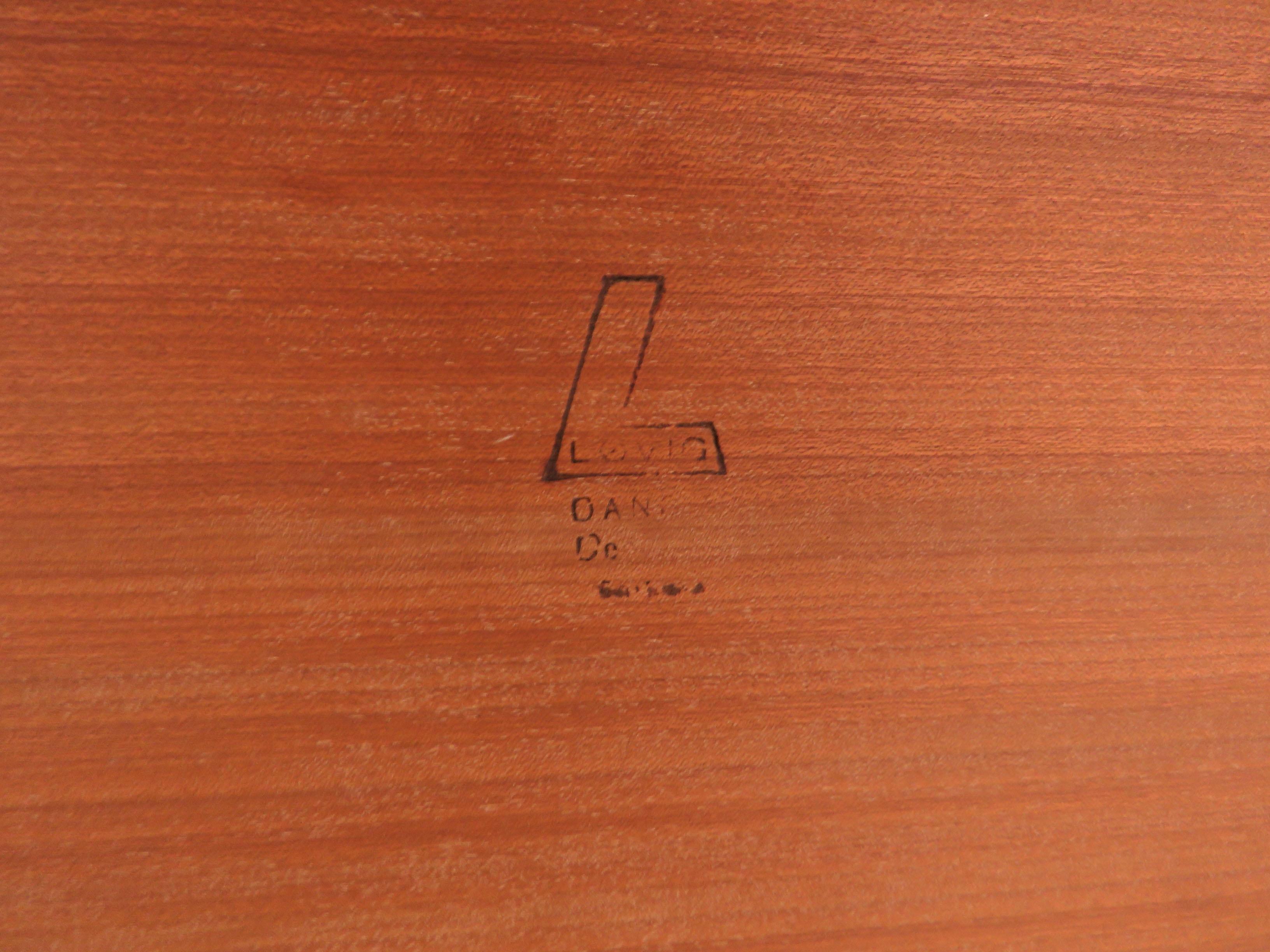 Peter Lovig Nielsen Flip Top Danish Teak Desk, circa Early 1970s 14