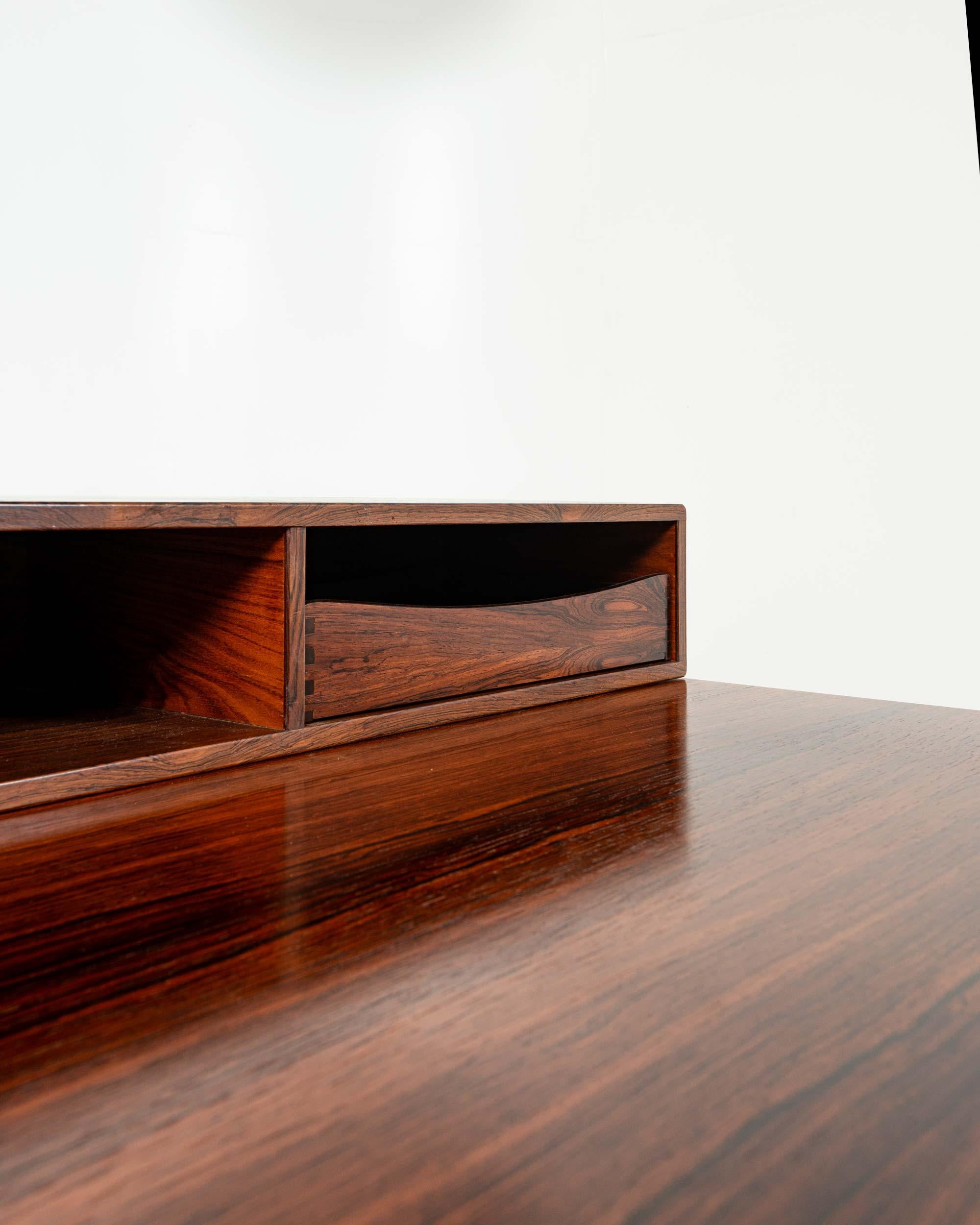 Peter Lovig Nielsen Flip Top Executive Desk in palissandro in vendita 2