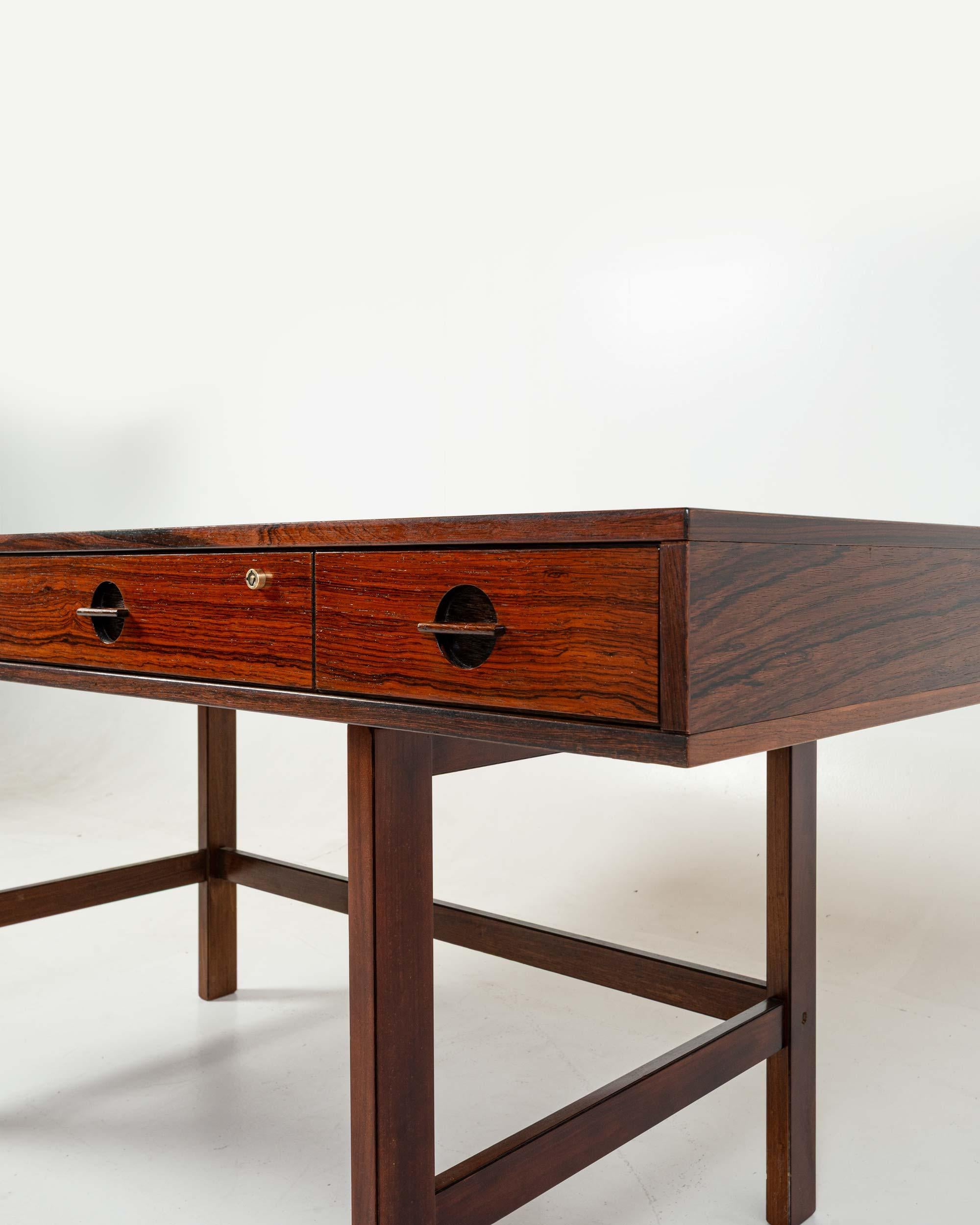 Peter Lovig Nielsen Flip Top Executive Desk in palissandro in vendita 5
