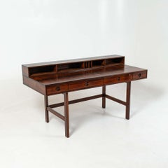Peter Lovig Nielsen Flip Top Executive Desk in Rosewood