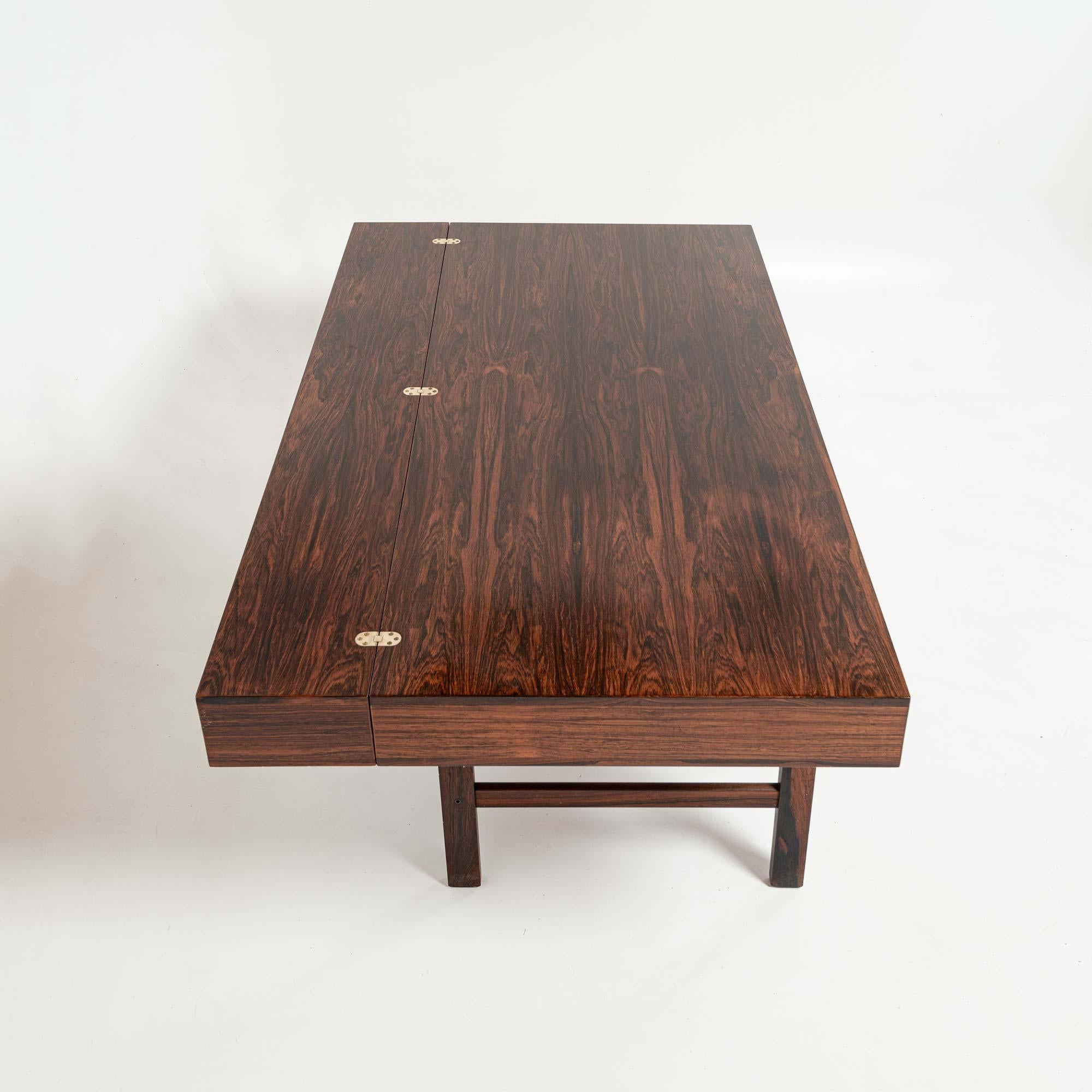 Danese Peter Lovig Nielsen Flip Top Executive Desk in palissandro in vendita