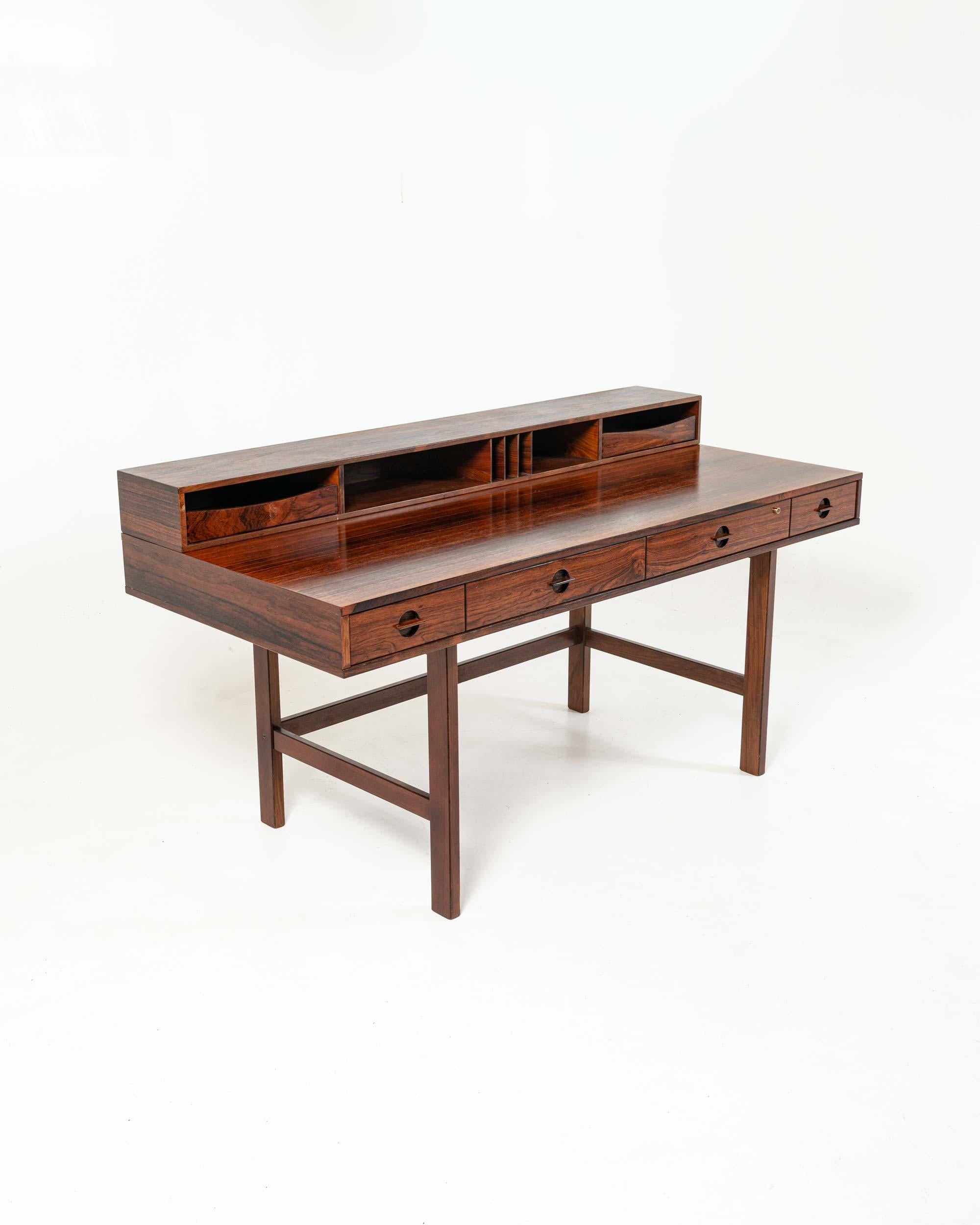 Danese Peter Lovig Nielsen Flip Top Executive Desk in palissandro in vendita