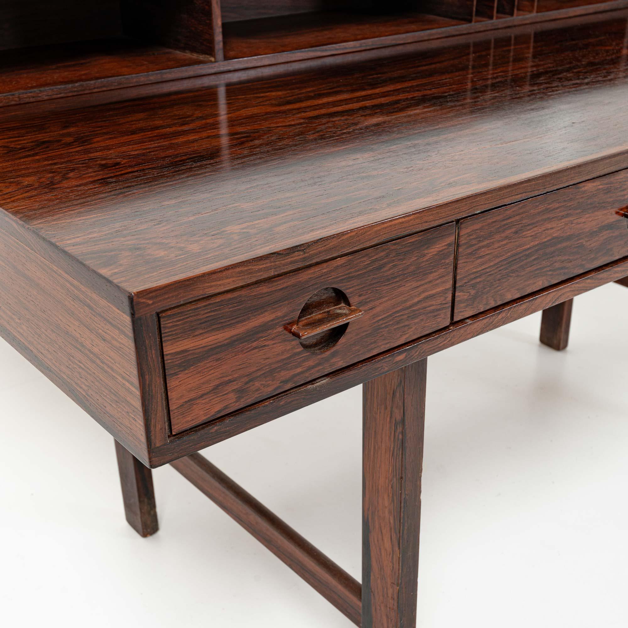 Peter Lovig Nielsen Flip Top Executive Desk in palissandro in vendita 1