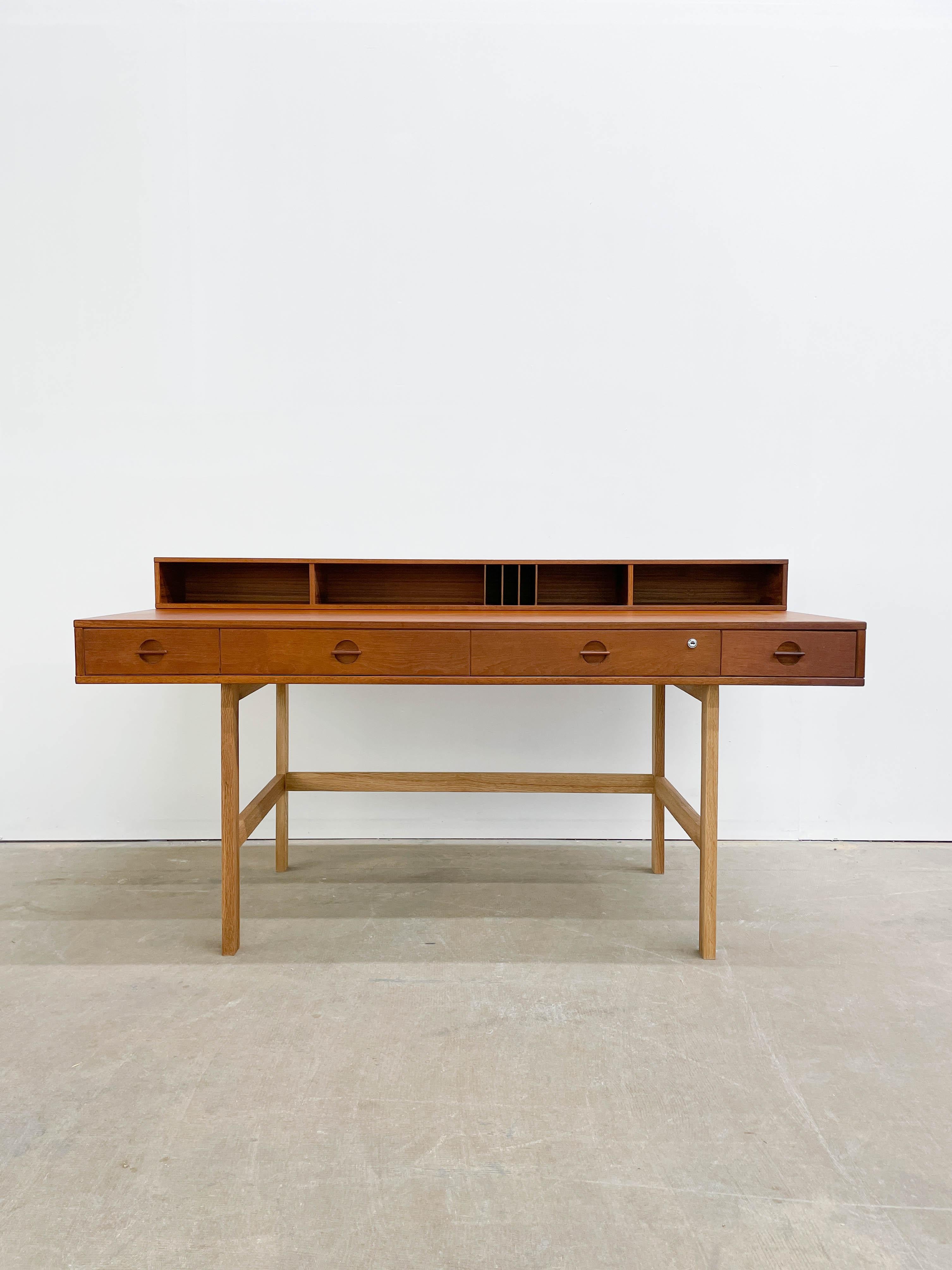 Mid-Century Modern Peter Lovig Nielsen Flip-top Teak Desk