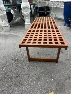 Peter Lovig  Nielsen lattice bench