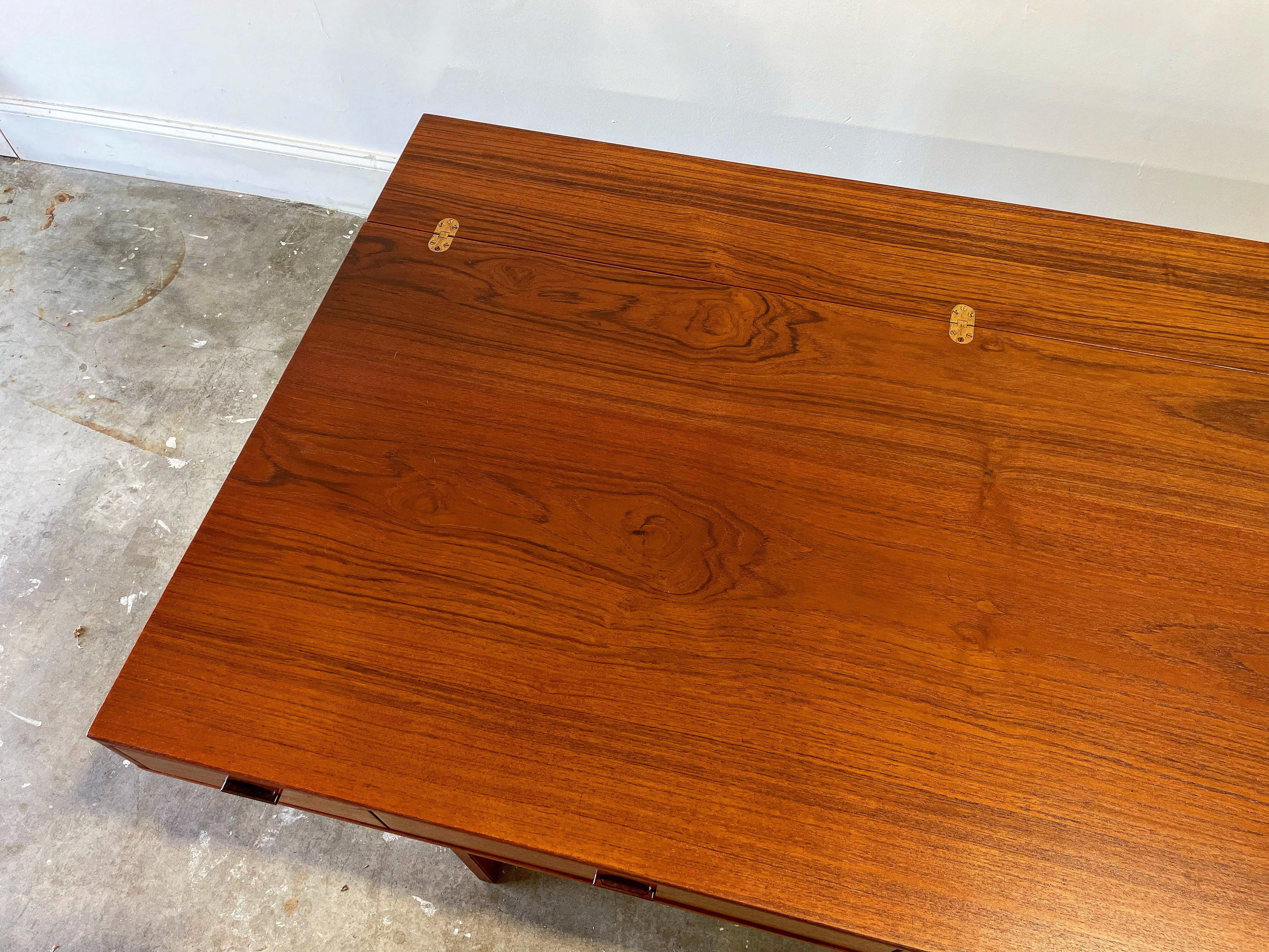 Peter Lovig Nielsen Midcentury Partners Desk in Teak - Dansk Design Denmark 1971 2