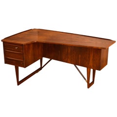 Peter Lovig Nielsen Rosewood Desk for Hedensted Mobelfabrik, Denmark