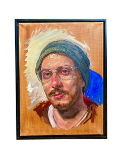 Retrato de John - Pintura al óleo original - Peter Lupkin