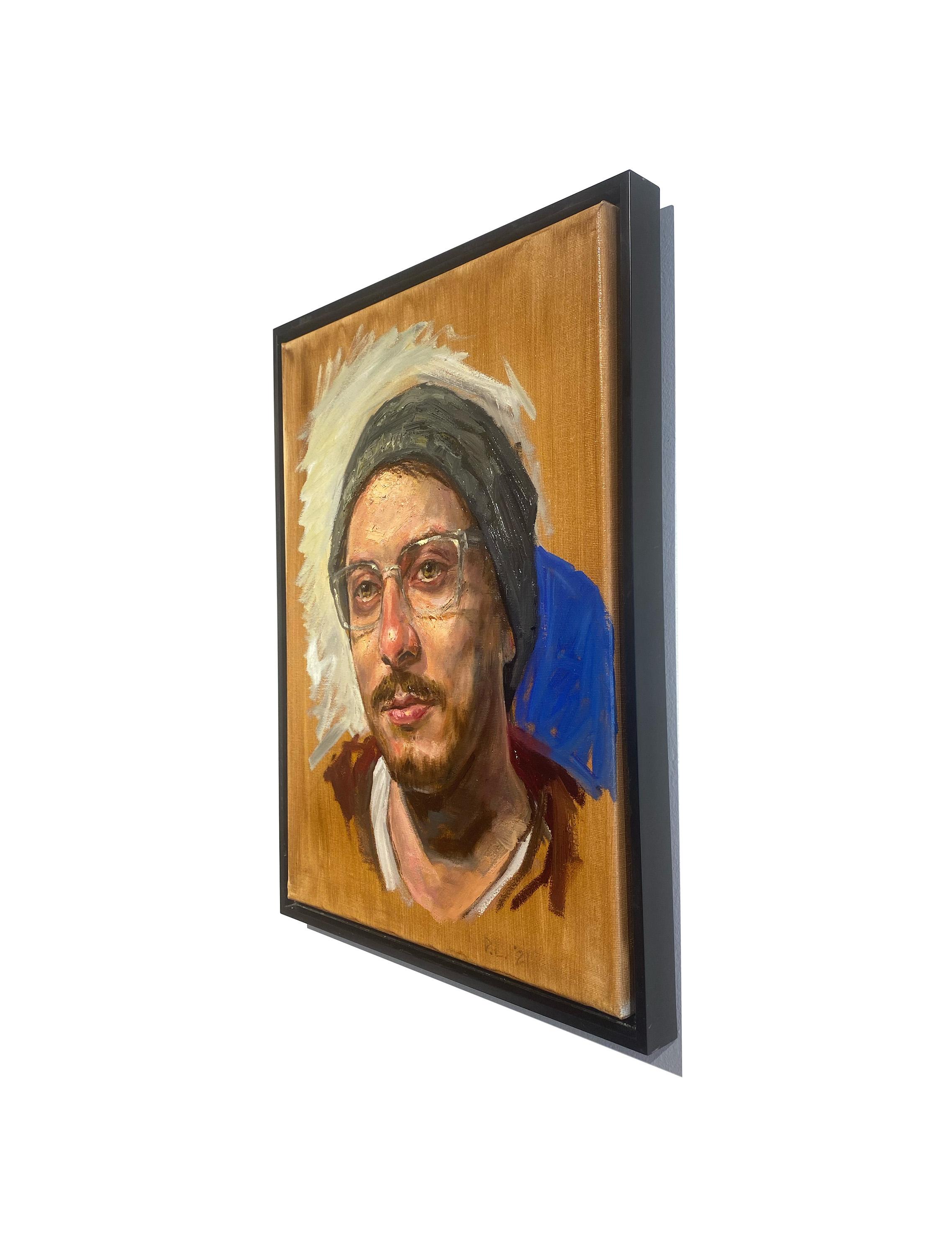 Portrait of John - Original Oil Painting - Peter Lupkin For Sale 3