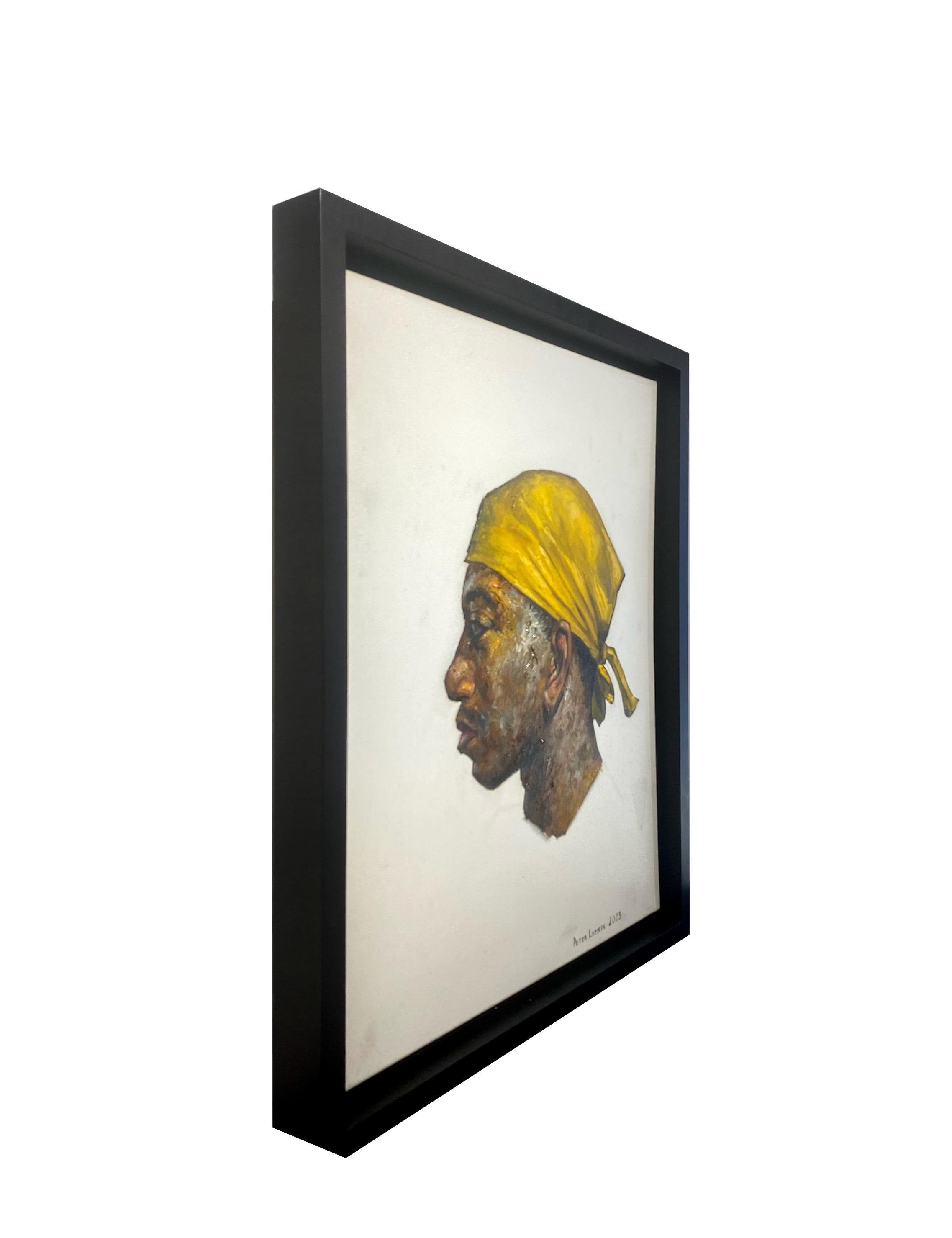 Portrait Of Shaston - Contemporary impressionism male portrait, original For Sale 3