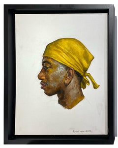 Ritratto di Shaston - Ritratto maschile in stile impressionista contemporaneo, originale