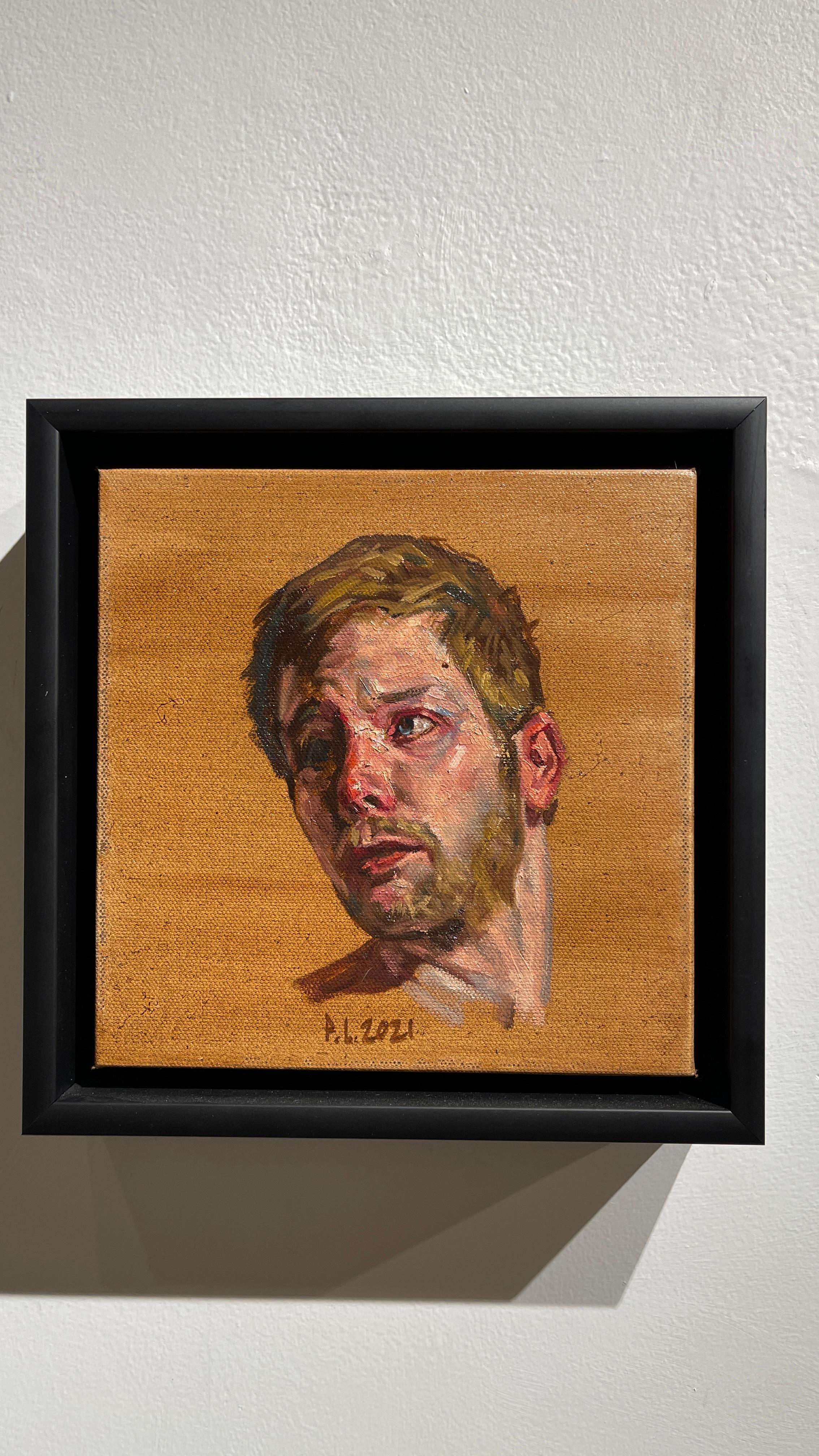 Self Portrait - Original Oil Painting by Peter Lupkin For Sale 1