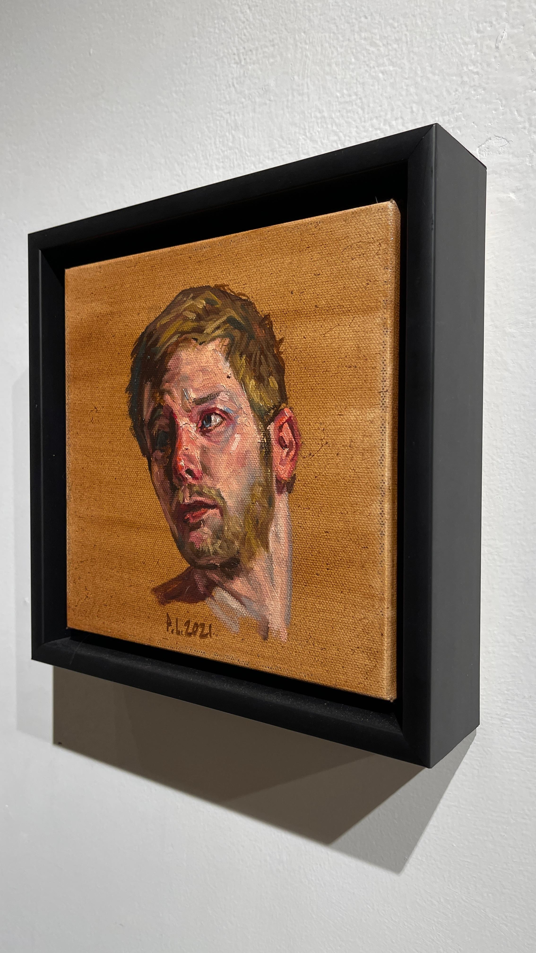 Self Portrait - Original Oil Painting by Peter Lupkin For Sale 2