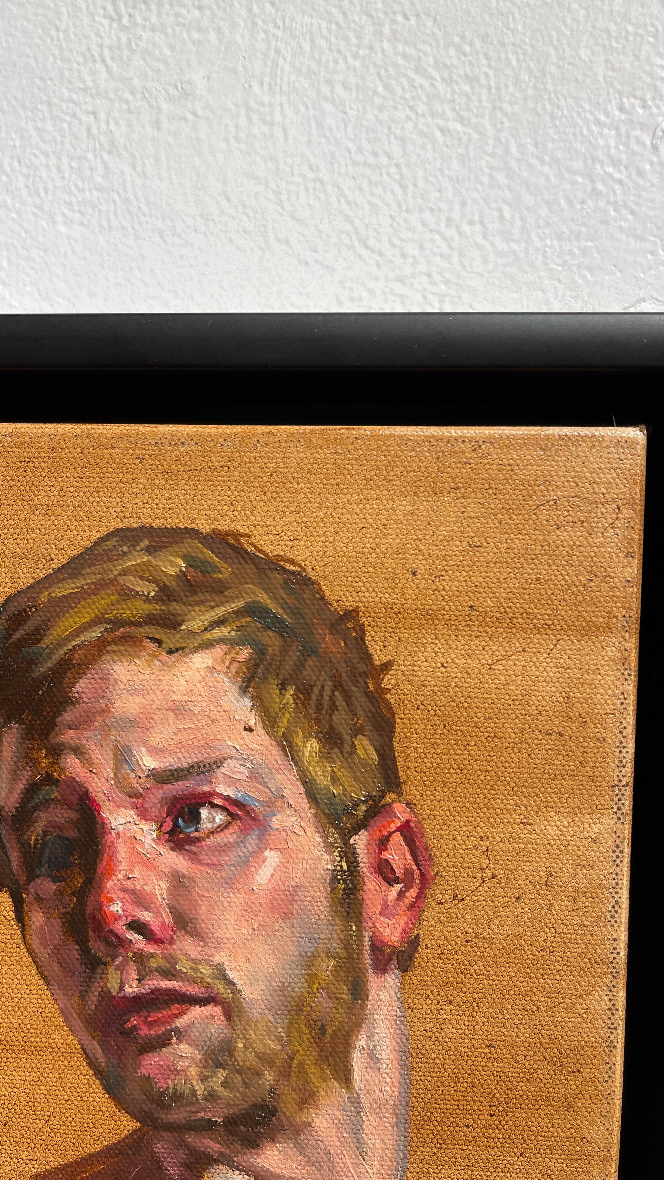 Self Portrait - Original Oil Painting by Peter Lupkin For Sale 4