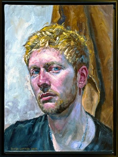 Self Portrait  - Original Oil Painting by Peter Lupkin