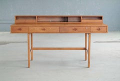 Peter Løvig Nielsen/Jens Quistgaard Flip-Top Desk in Teak for Løvig Dansk