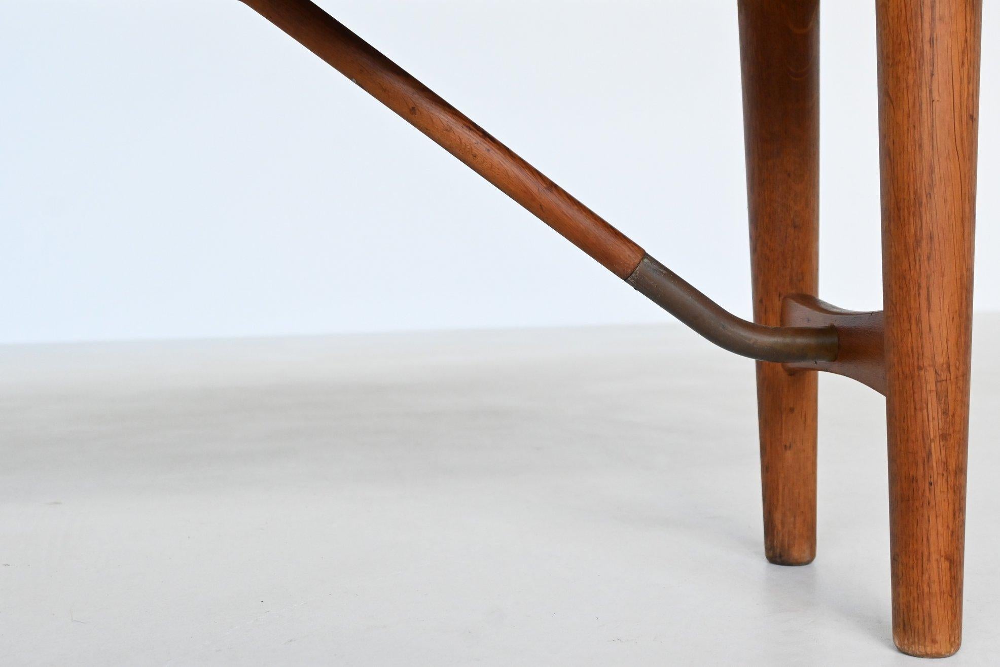 Peter Løvig Nielsen boomerang writing desk in teak Løvig Denmark 1960 For Sale 7