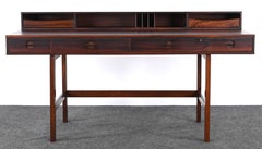 Peter Løvig Nielsen Danish Rosewood Flip Top Desk, 1972