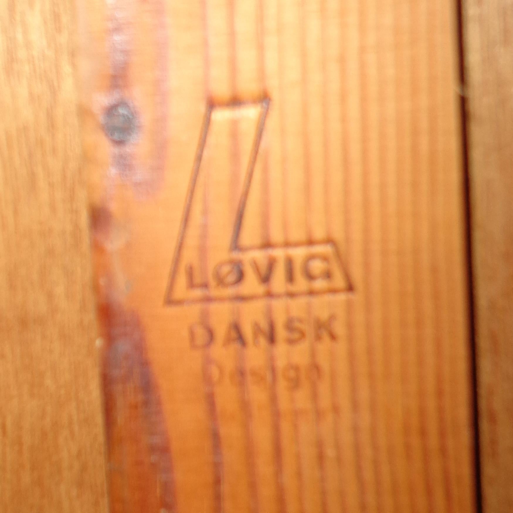 Peter Løvig Nielsen Scrivania in teak a ribalta in vendita 3