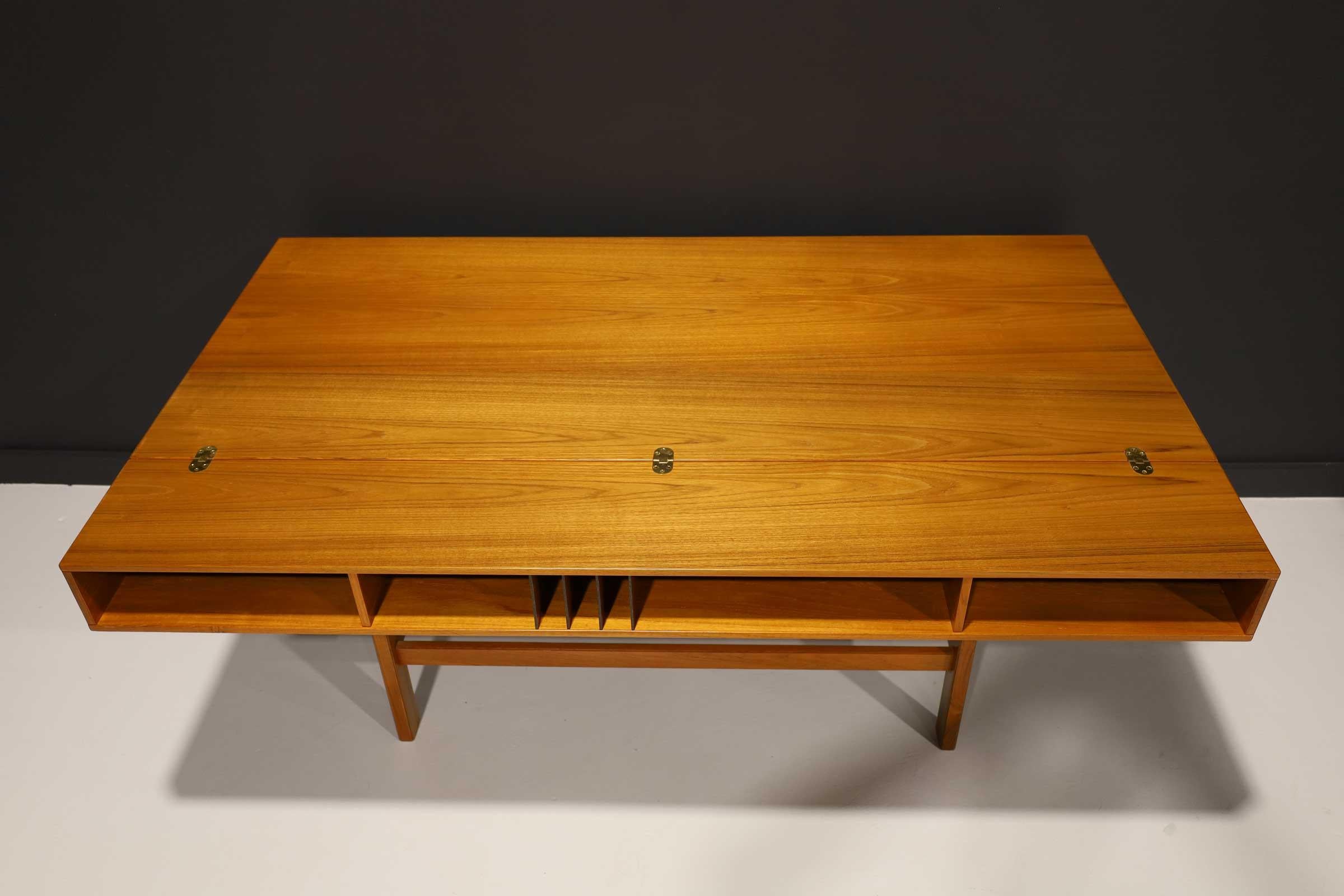 Peter Løvig Nielsen Flip-Top Teak Desk 4