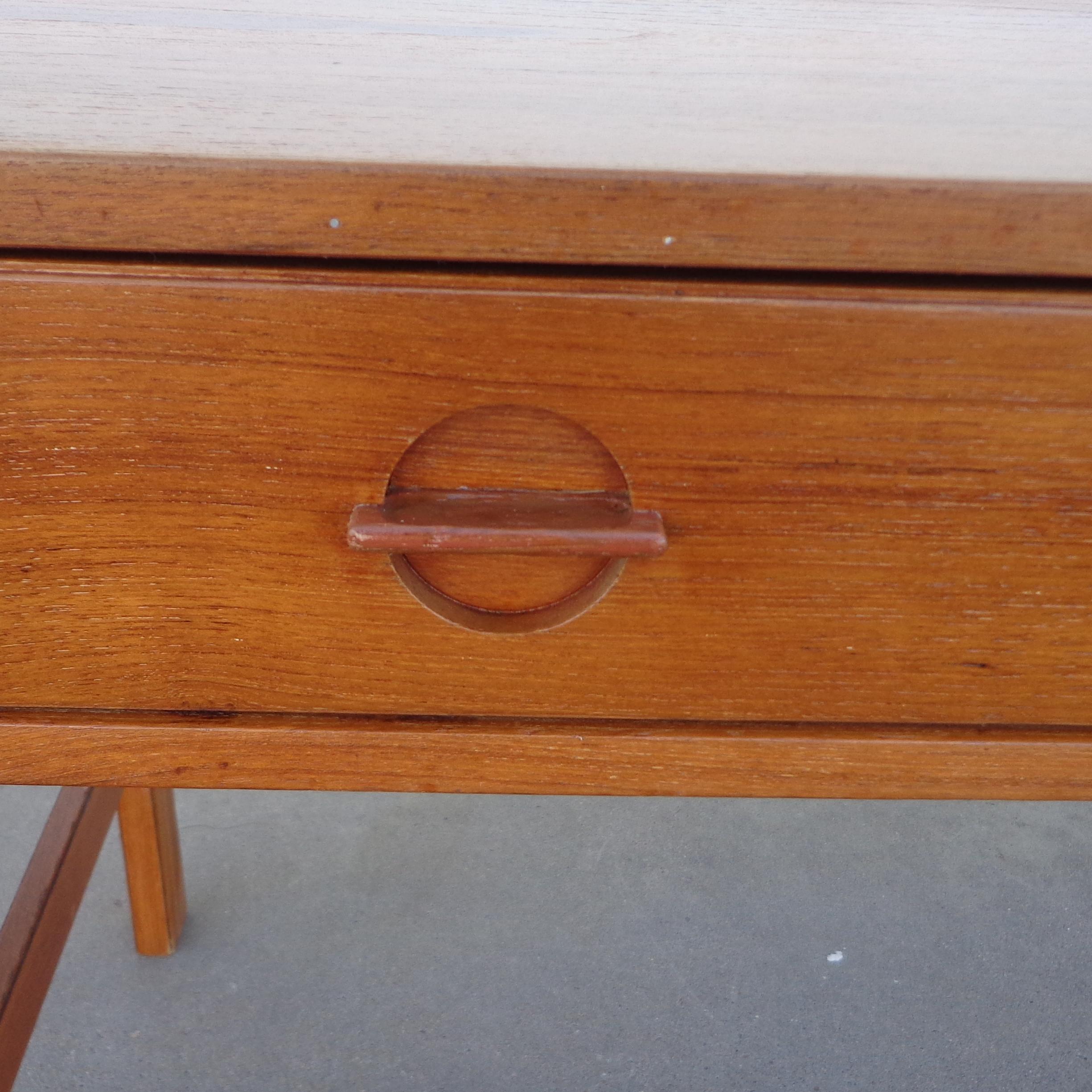 Peter Løvig Nielsen Flip-Top Teak Desk For Sale 2