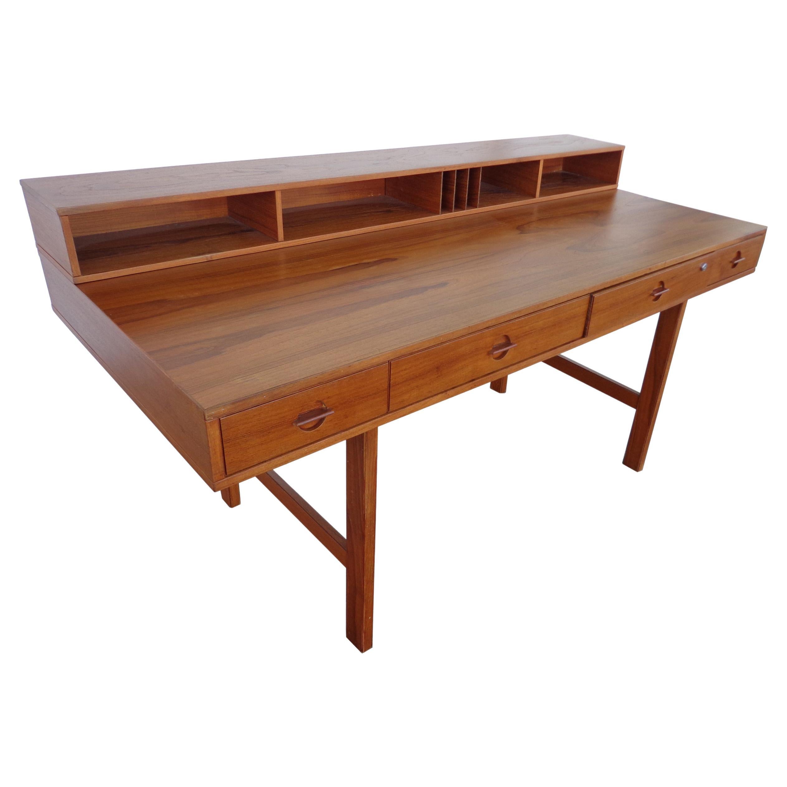 Peter Løvig Nielsen Flip-Top Teak Desk