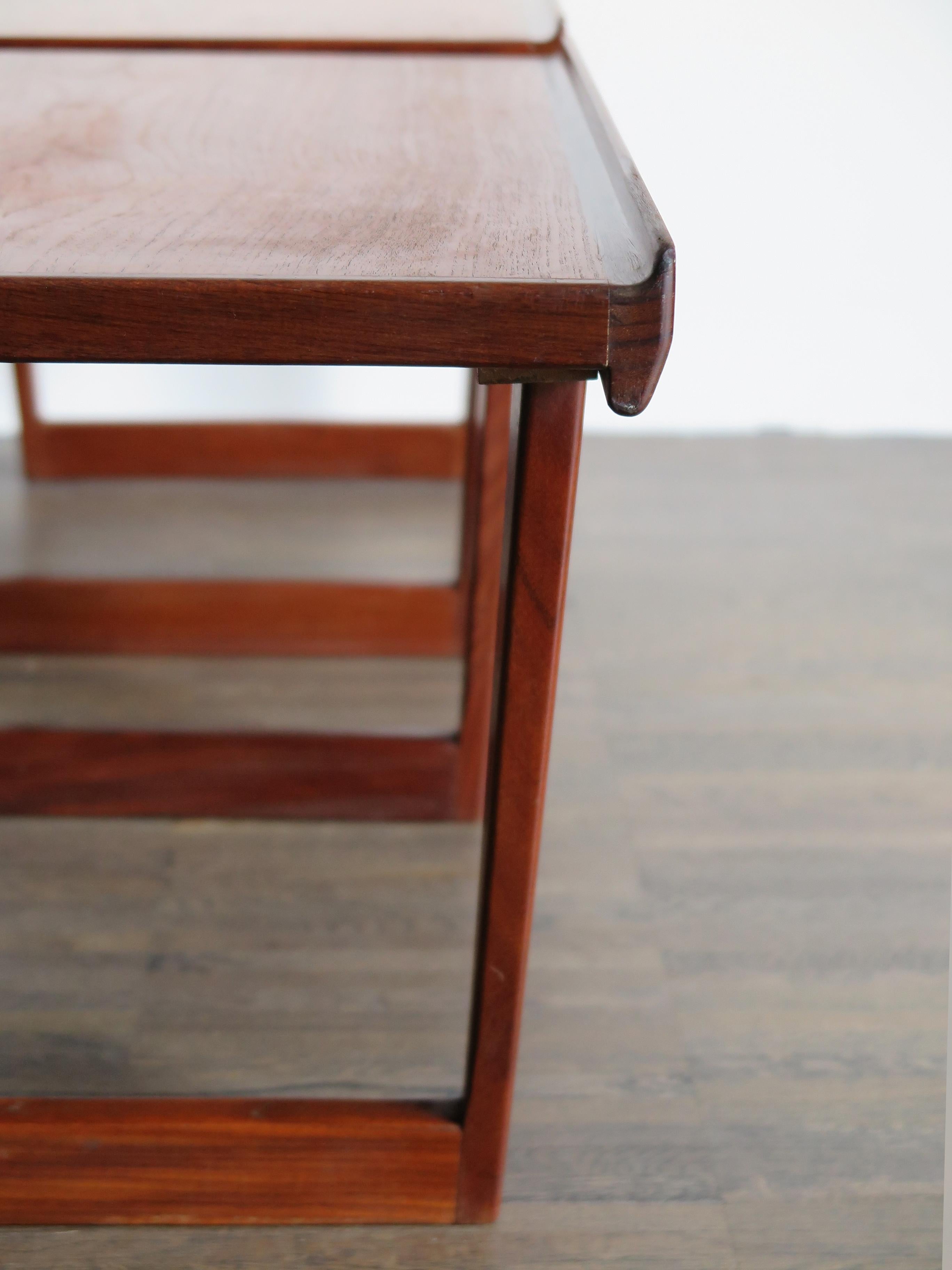 Peter Løvig Nielsen Midcentury Scandinavian Teak Coffe Tables, 1950s 1