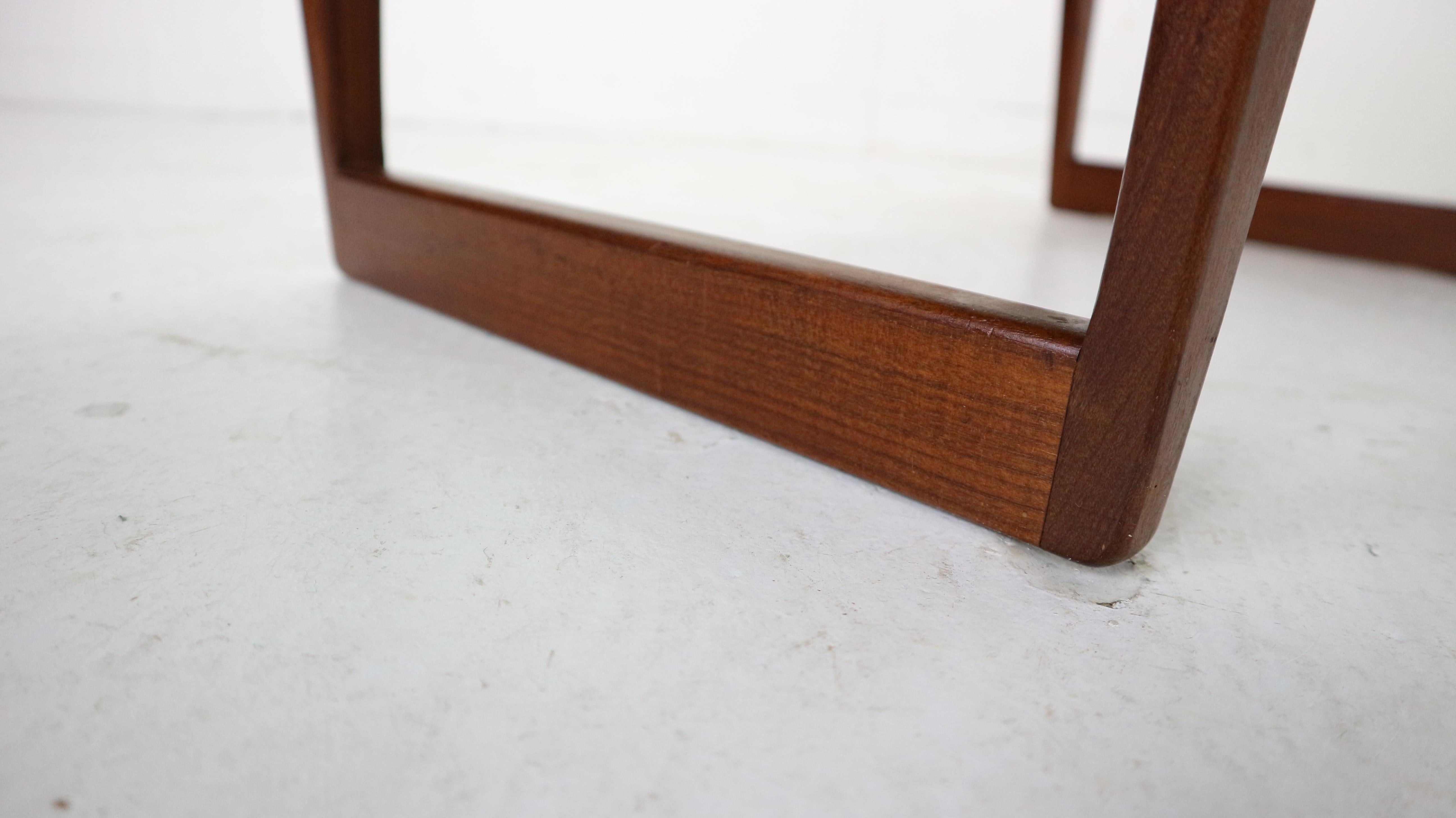 Peter Løvig Nielsen Set of 2 Teak Coffee Tables with Sled Legs, 1967, Denmark 6