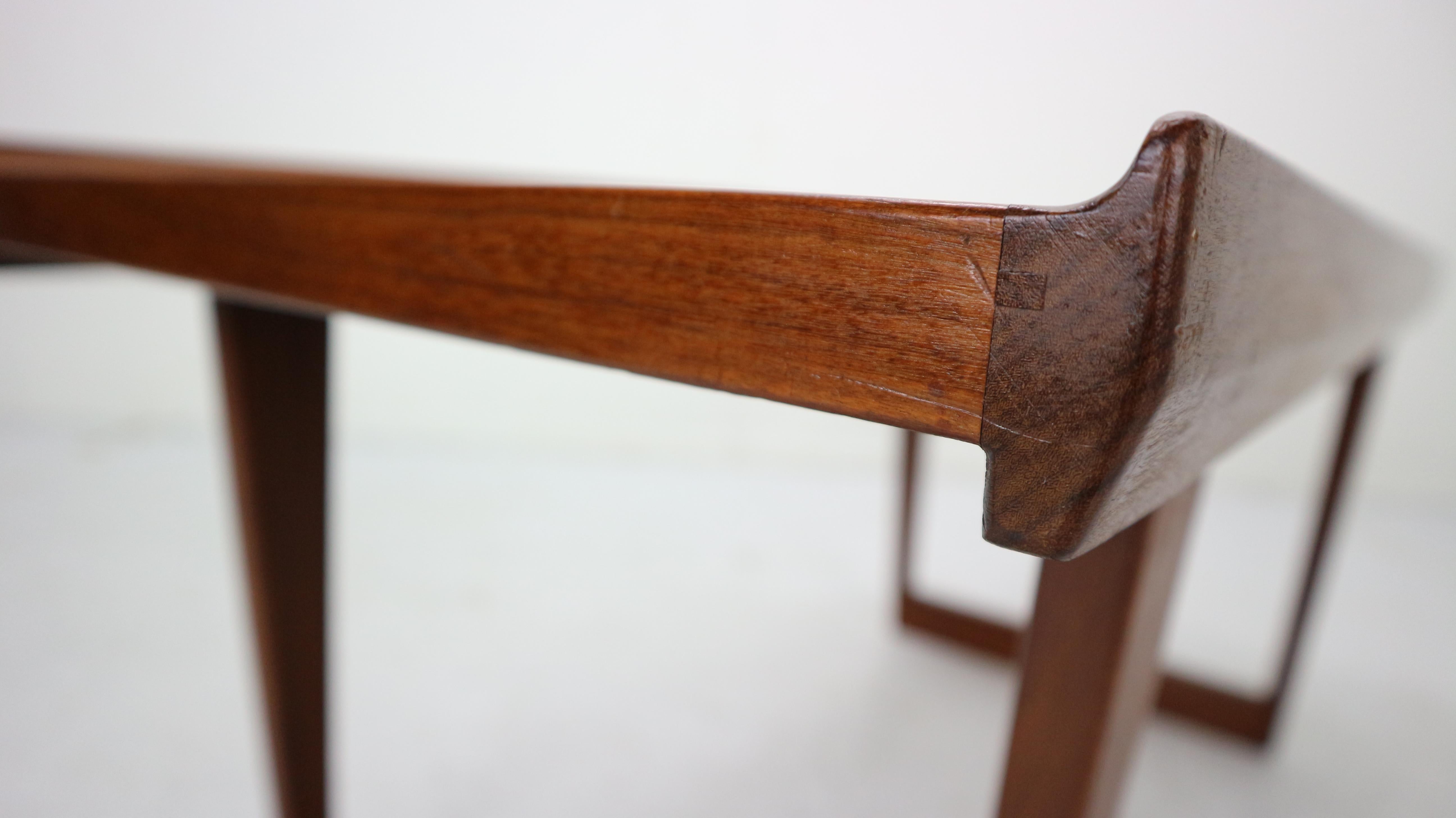 Peter Løvig Nielsen Set of 2 Teak Coffee Tables with Sled Legs, 1967, Denmark 7