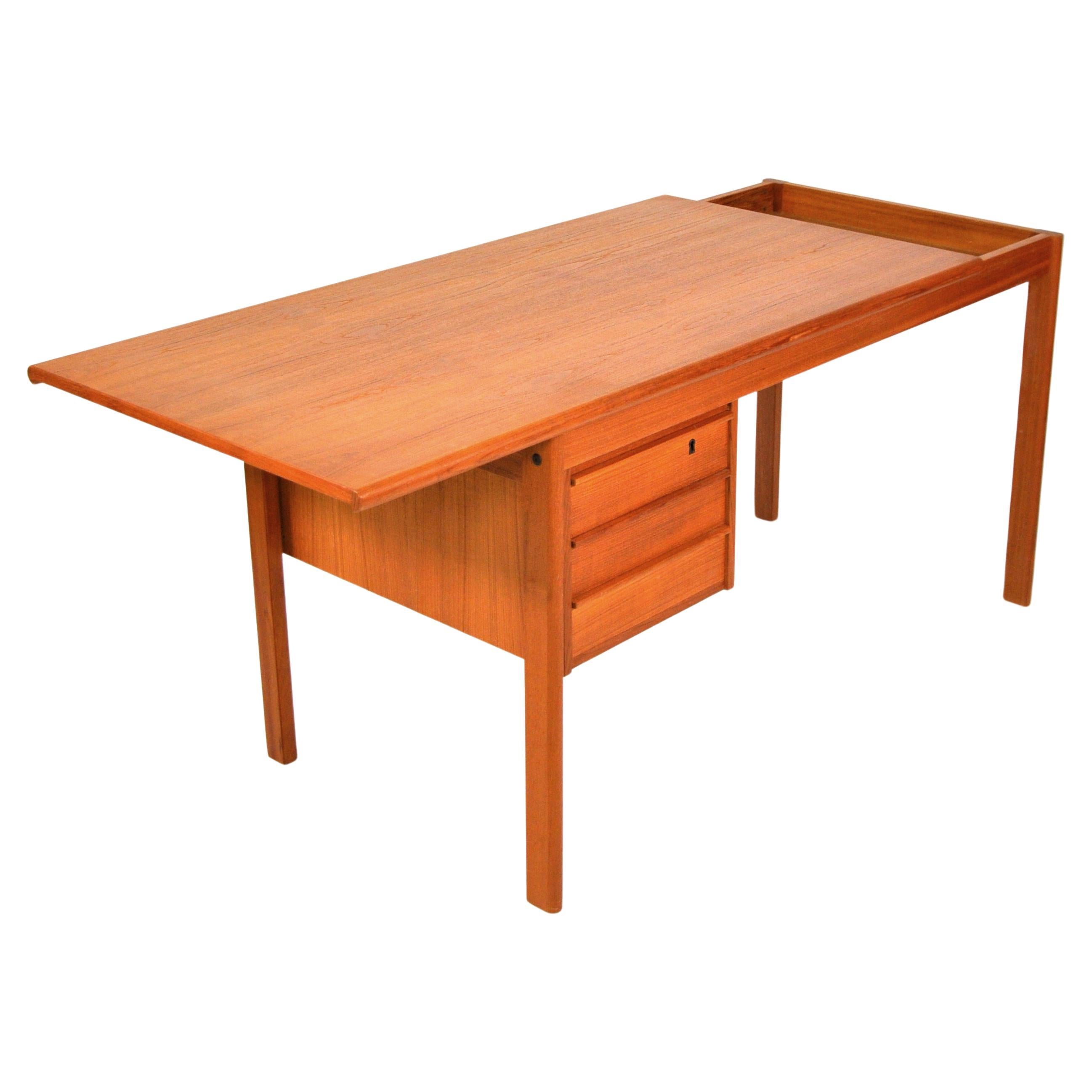 Danish Peter Løvig Nielsen Teak Desk, Denmark, 1970s