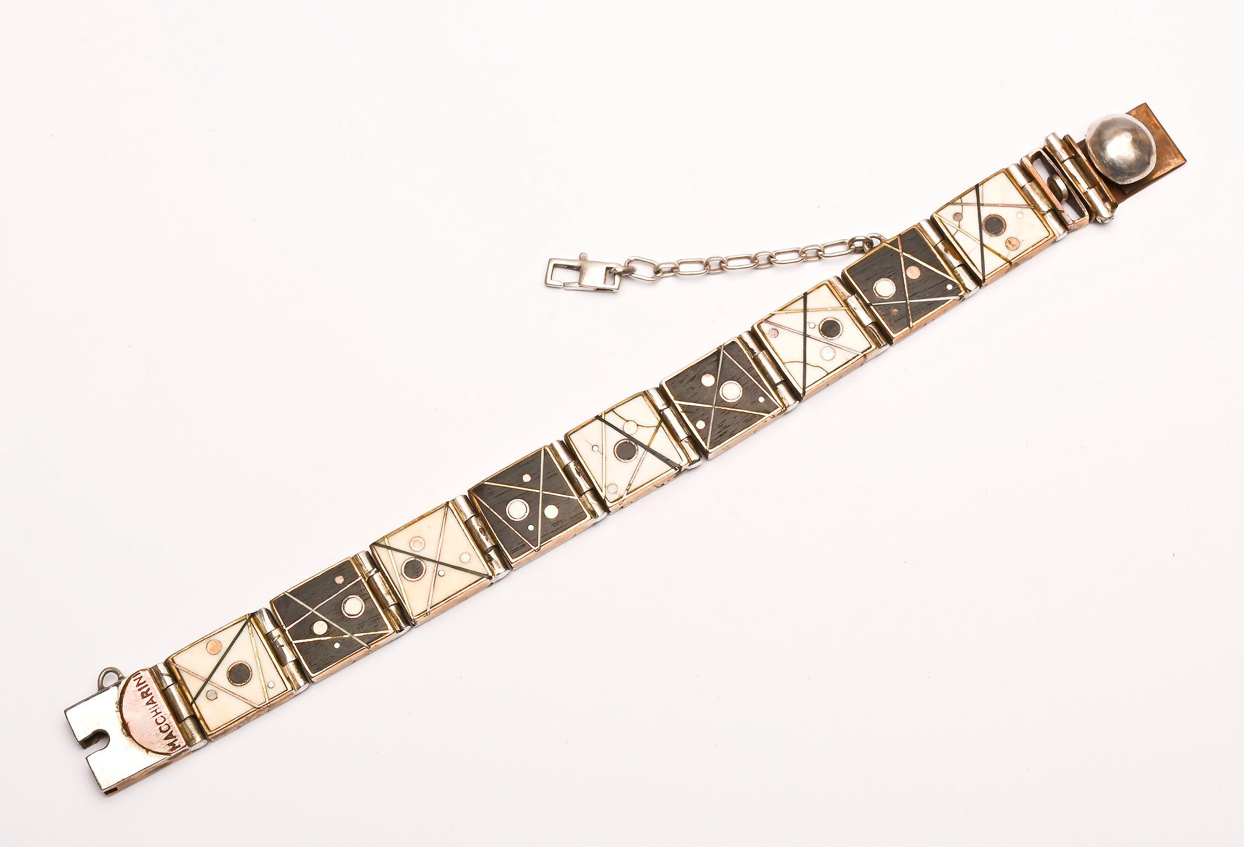 Modernist Peter Macchiarini Reversible Bracelet