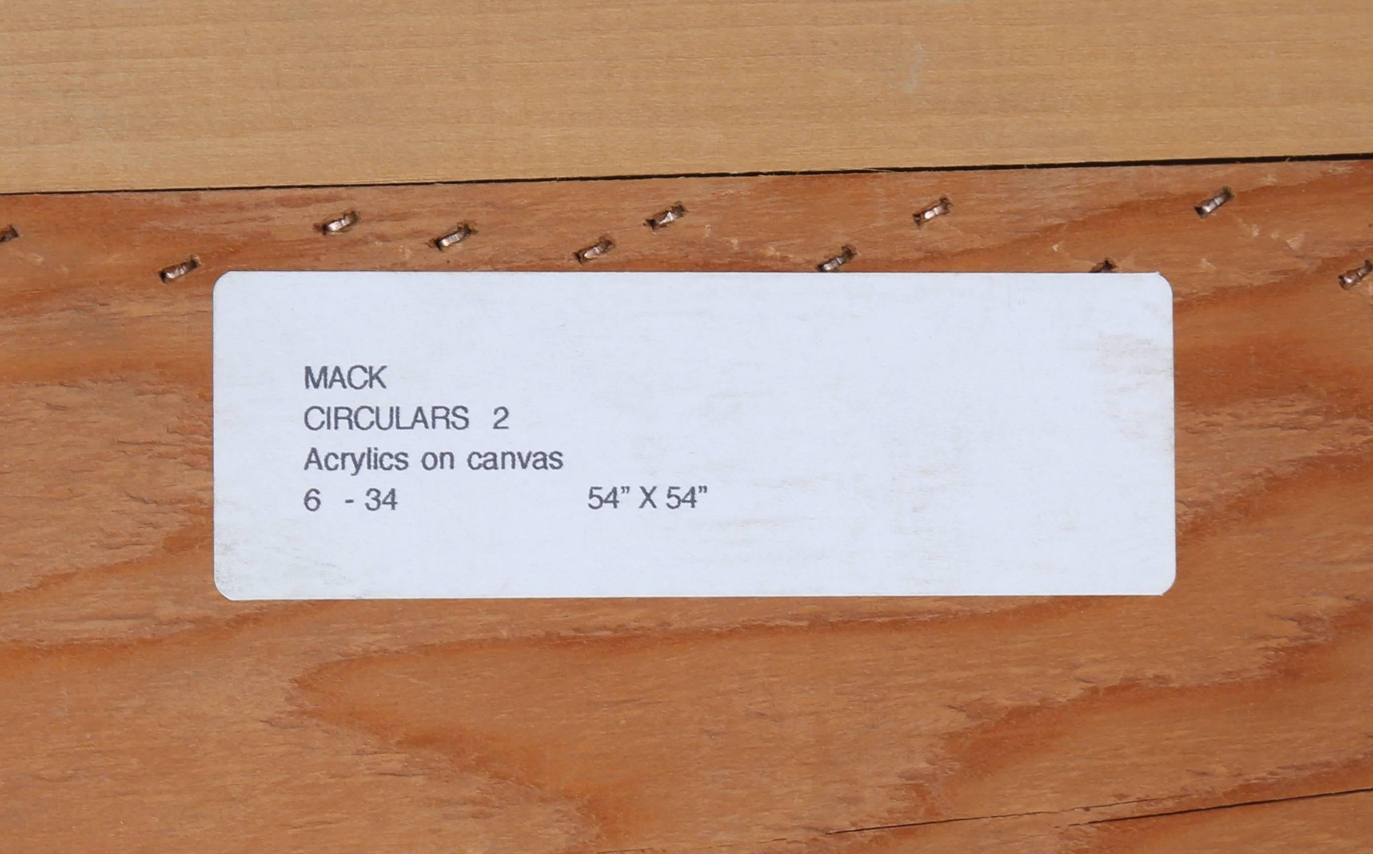 Circulars 2, Abstraktes Gemälde von Peter Mack im Angebot 3