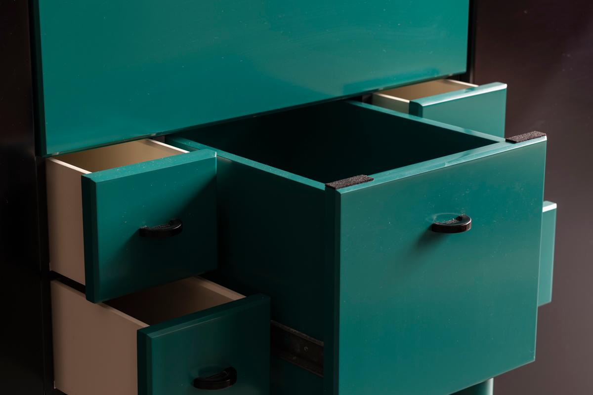 Peter Maly Barschrank 'Duo' für Interlübke, deutsches Design, 1980er Jahre 6