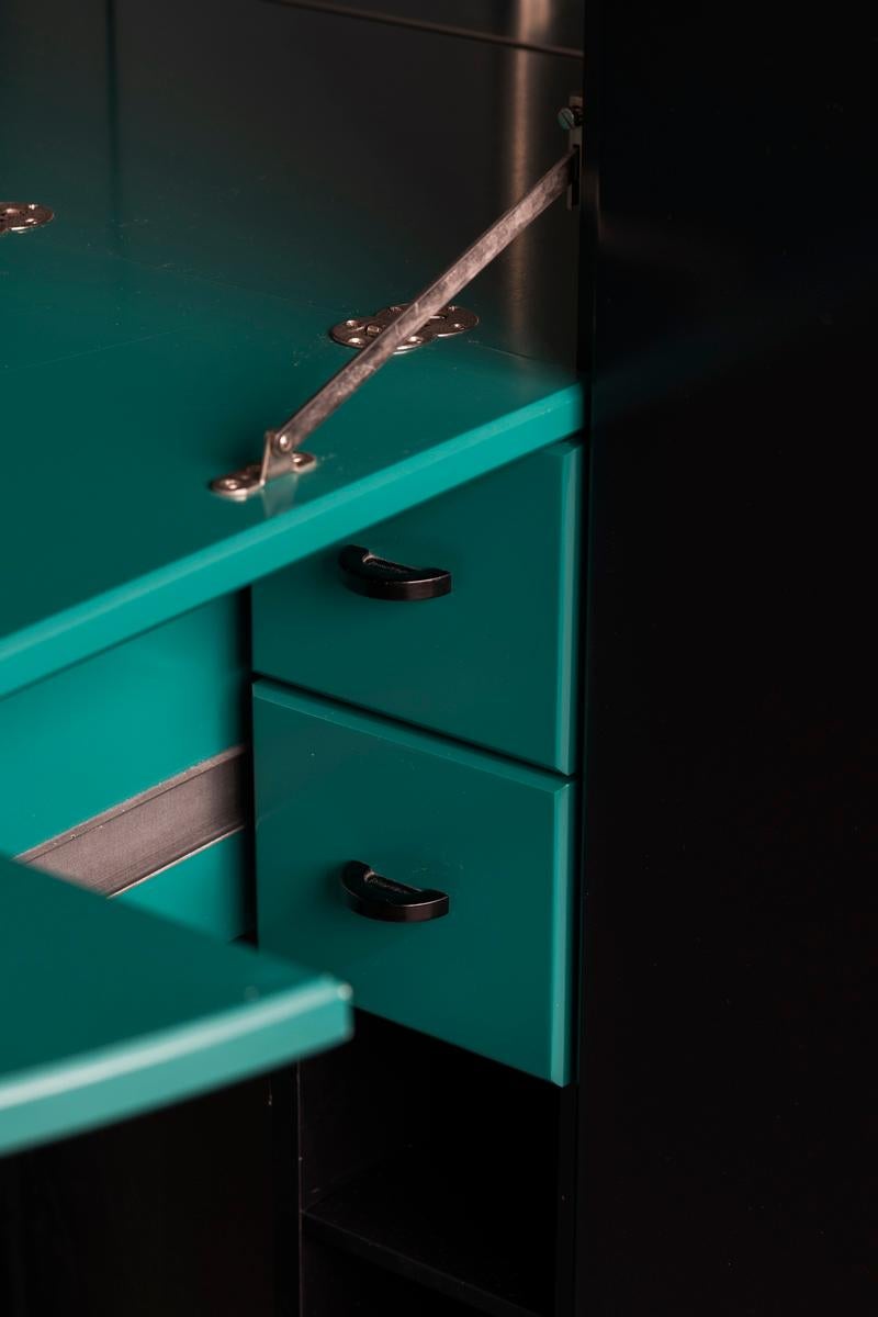 Peter Maly Barschrank 'Duo' für Interlübke, deutsches Design, 1980er Jahre (Spiegel)