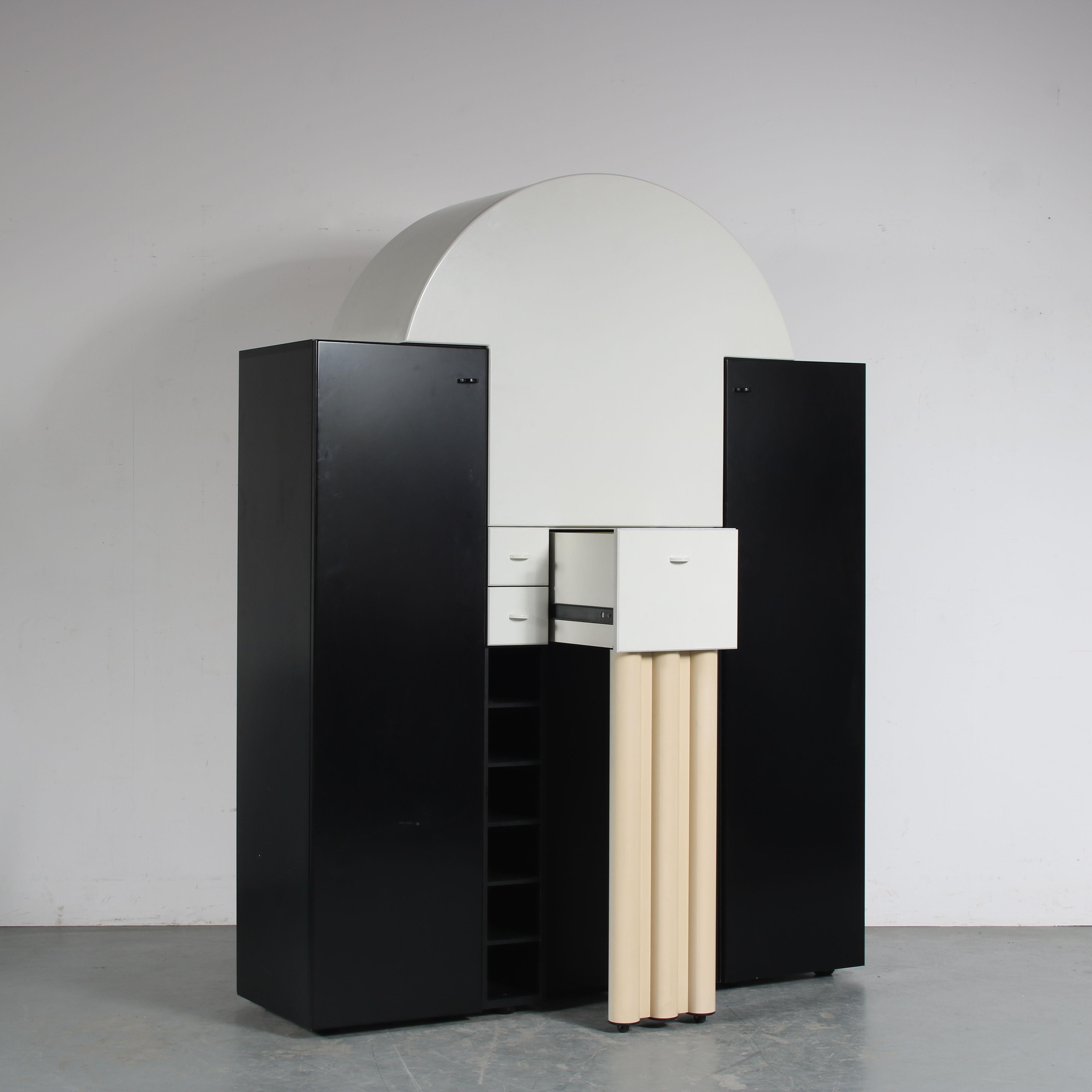 Peter Maly “Duo” Cabinet for Interlübke, Germany 1980 In Good Condition In Amsterdam, NL