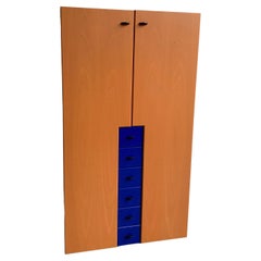 Peter Maly pour Interlübke Armoire latérale postmoderne, Allemagne des années 1980, style Memphis