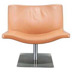 Fauteuil « Wave » en cuir de Peter Maly pour Tonon Italia, années 1990