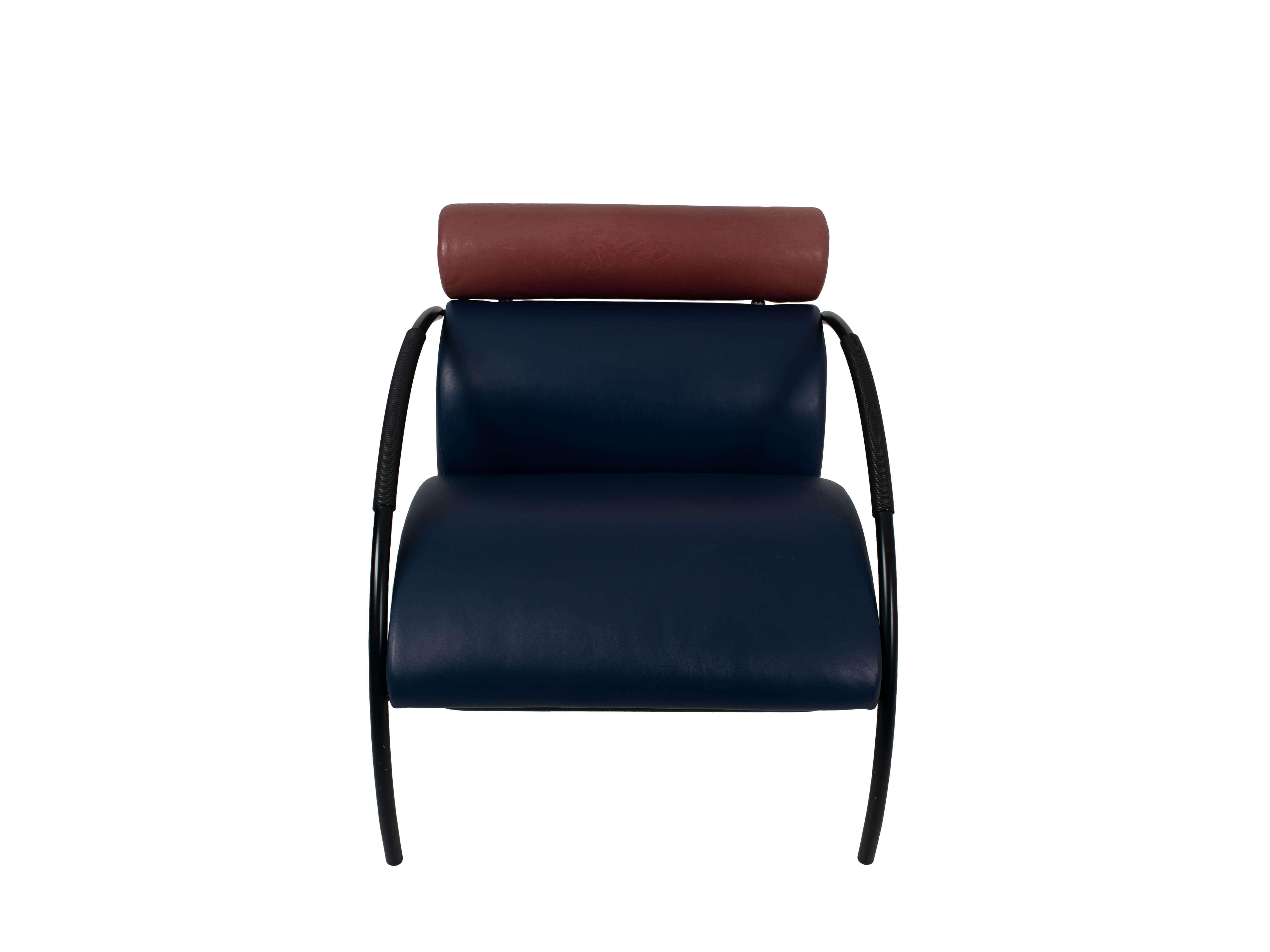 Post-Modern Peter Maly 'Zyklus Arm Chair' for Cor, Germany 1980s For Sale