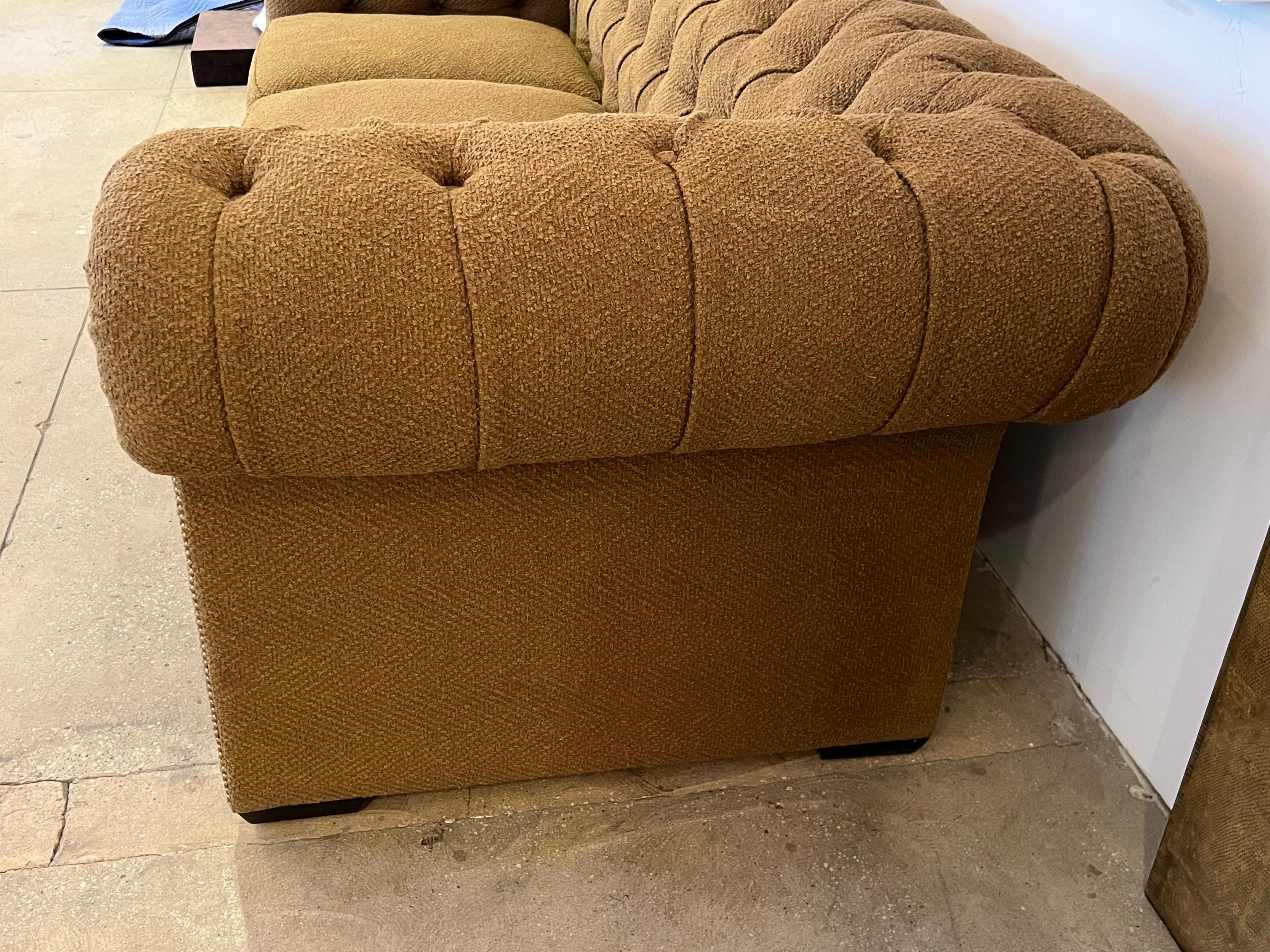 Peter Marino Custom Modern Chesterfield Sofa American For Sale 10