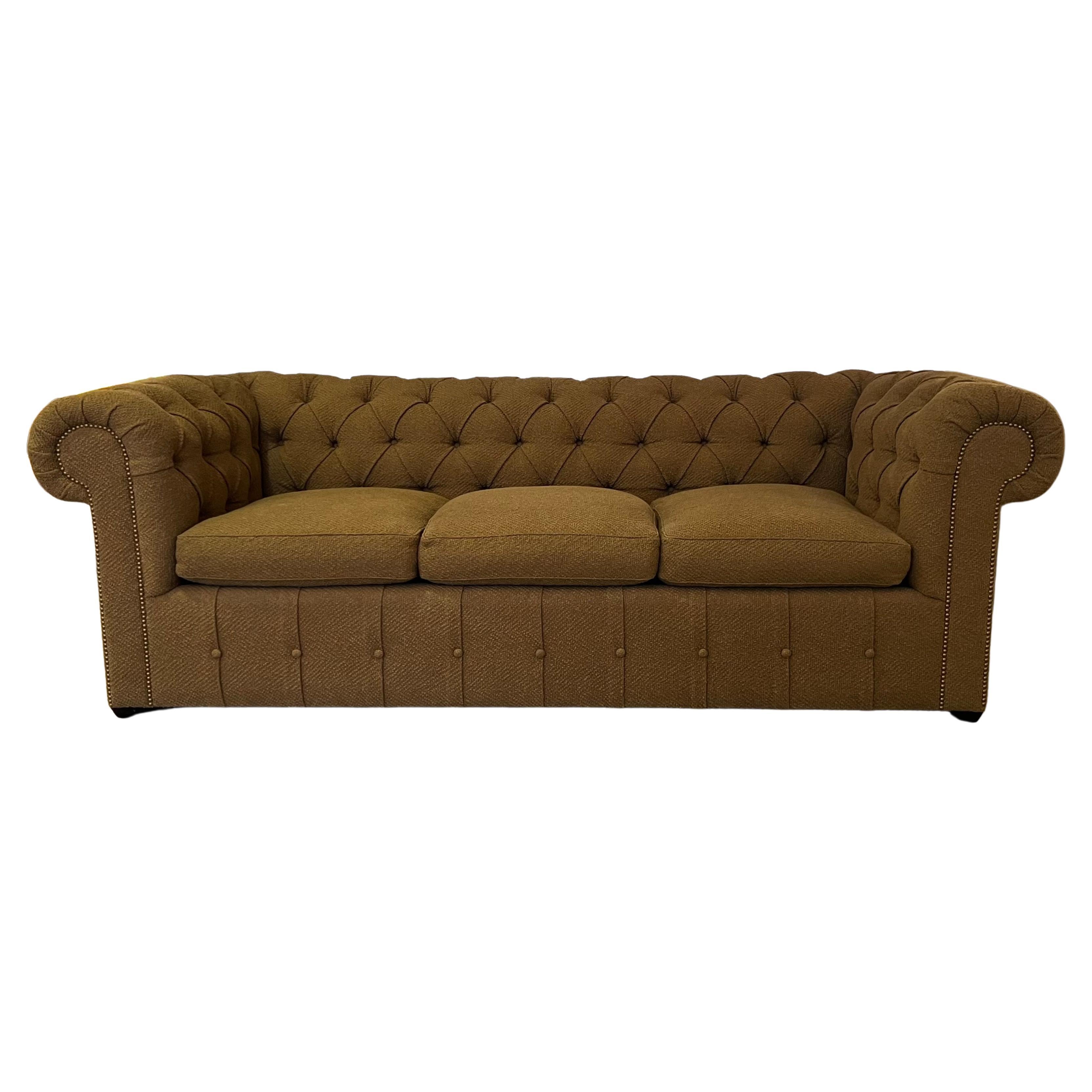 Peter Marino Custom Modern Chesterfield Sofa American