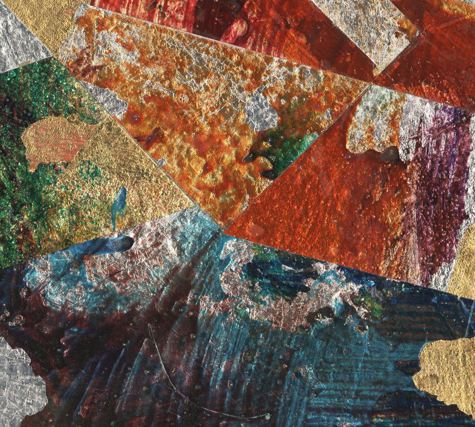 Senza titolo
Collage di acrilico su tela con glitter e foglia d'oro. 2005
Senza segno
Provenienza: Proprietà dell'artista
Condizioni: Eccellente
Dimensioni dell'immagine: 7 7/8 x 10 pollici
Foglio di supporto: 14 x 17 pollici

Peter Marks (1935