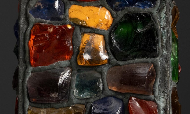 Peter Marsh Rock Glass Lantern, England 1950 at 1stDibs