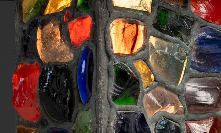 Peter Marsh Rock Glass Lantern, England 1950 at 1stDibs
