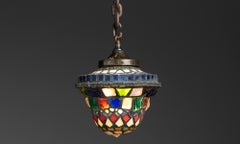 Lanterna di vetro di roccia di Peter Marsh, Inghilterra, circa 1950